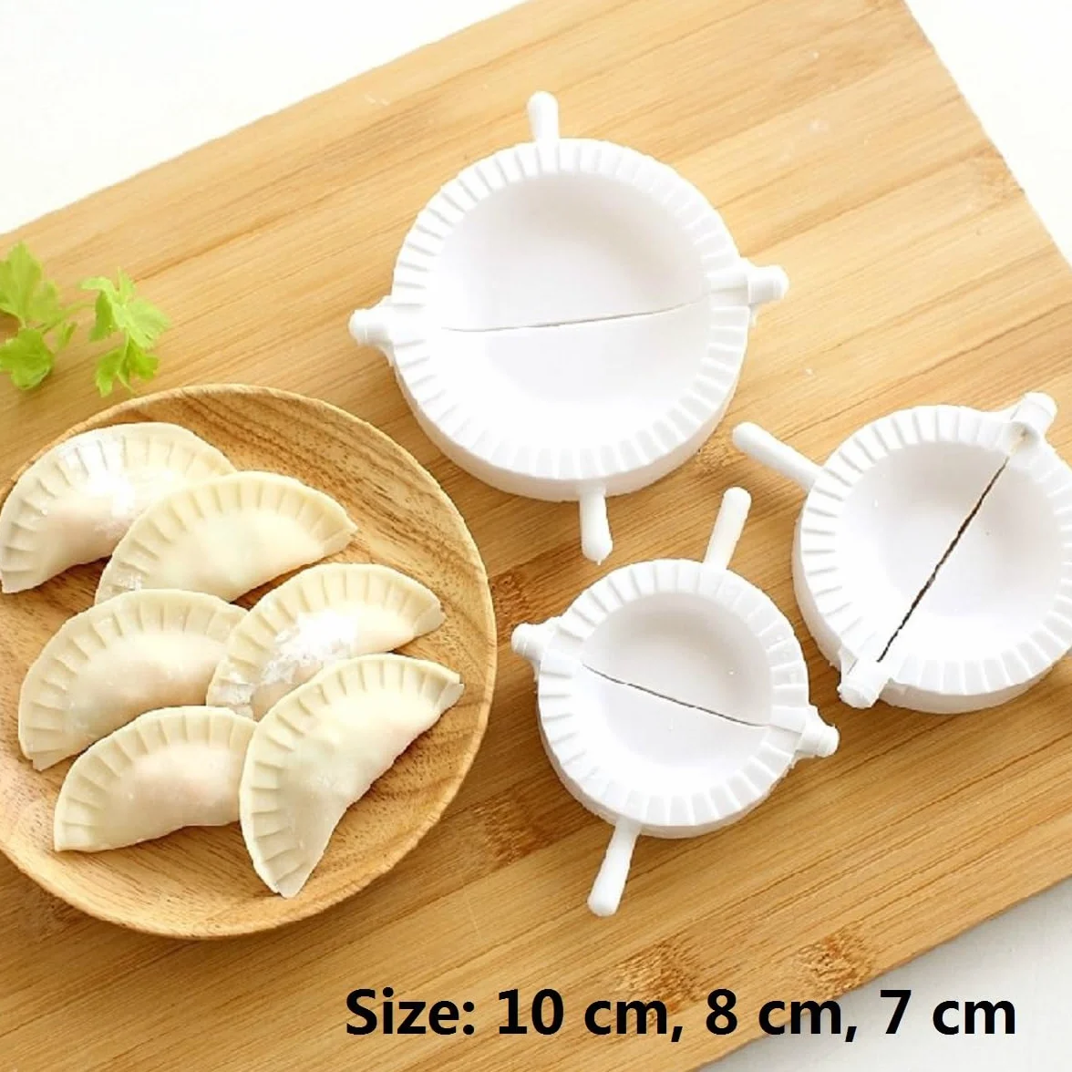 Dumpling Mold 3PCS 10 cm 8 cm 7 cm Ravioli Maker Empanadillas Prensa Cortador