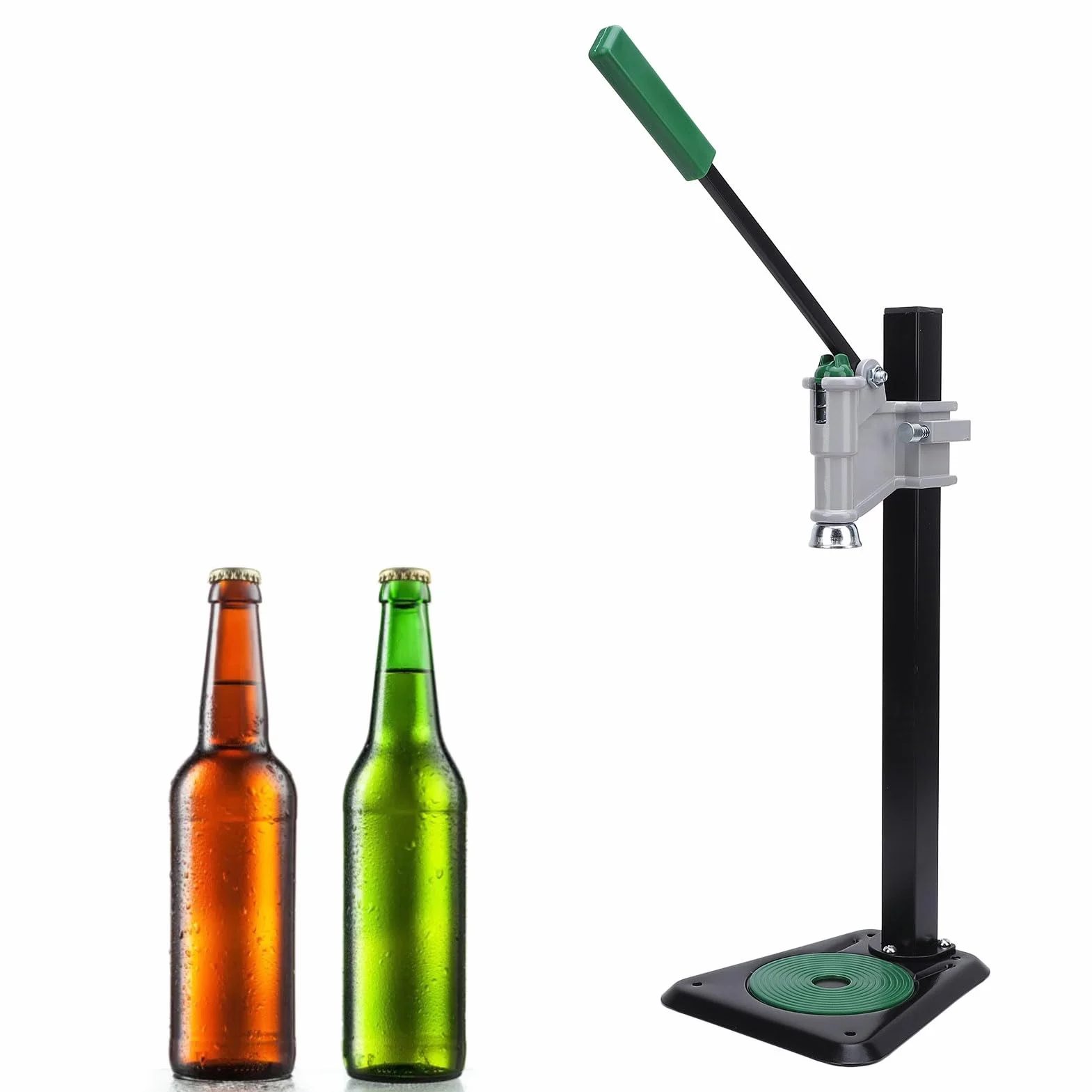 Máquina Manual para Encorchar Botellas de Vino, Herramienta para Presionar Tapas con Mango Ergonómico