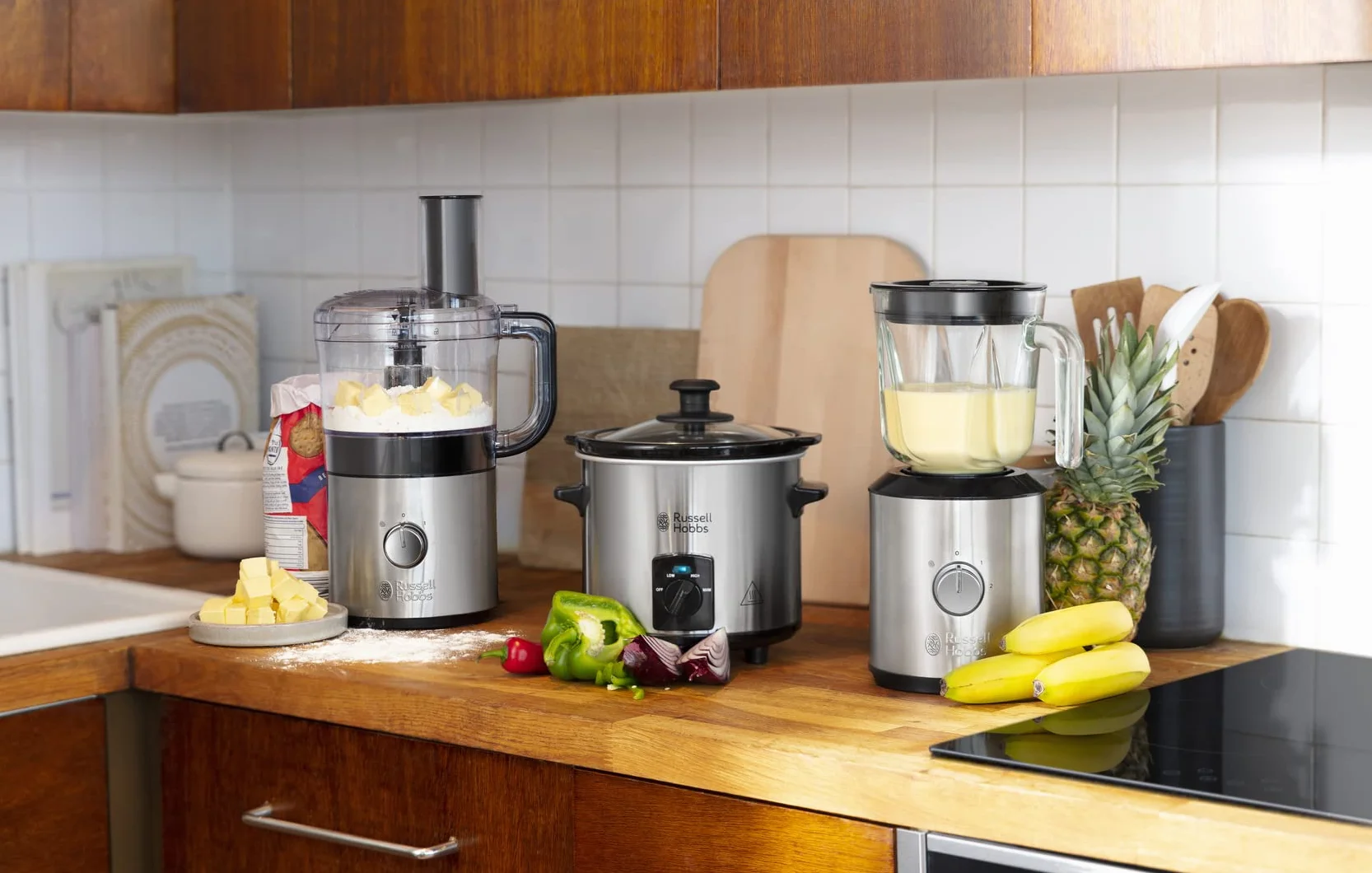 Russell Hobbs Procesador de Alimentos Compact Home 1,2L Acero Inoxidable 2 Velocidades