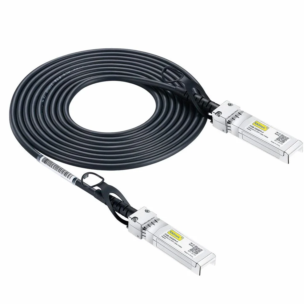 10Gtek# SFP+ DAC Twinax-Kabel, passiv, kompatibel mit HP ProCurve J9281B, HP Aruba J9281D 1 Meter (3.3ft)