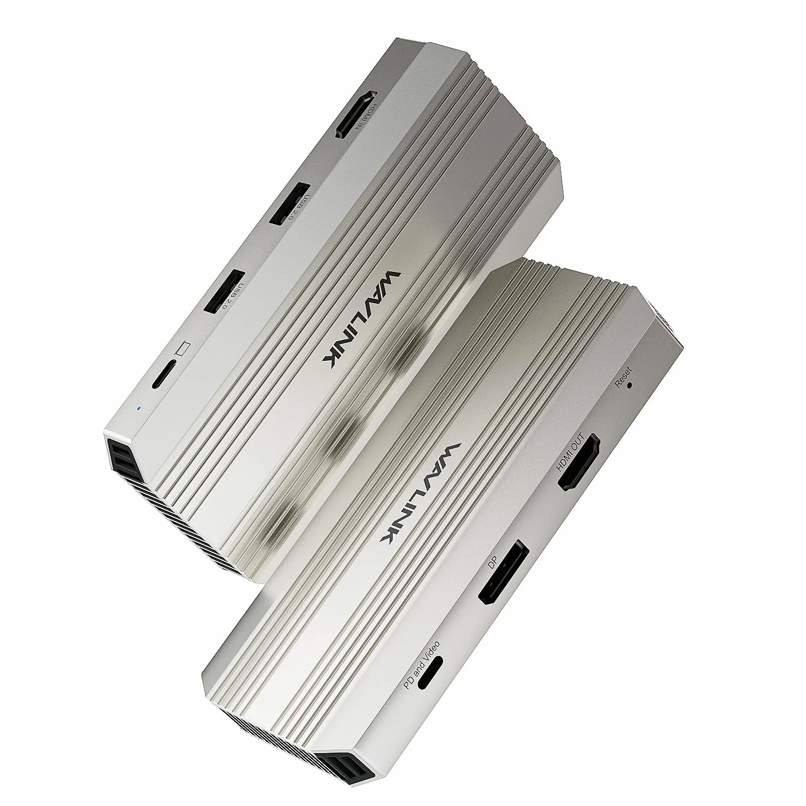 WAVLINK Tarjeta capturadora vídeo,Captura y Bucle 4K@30Hz,Pantalla 4K@144Hz | PD de 100W, tarjeta capturadora HDMI para streaming, compatible con PS5/Xbox/Switch, OBS, Windows y Mac