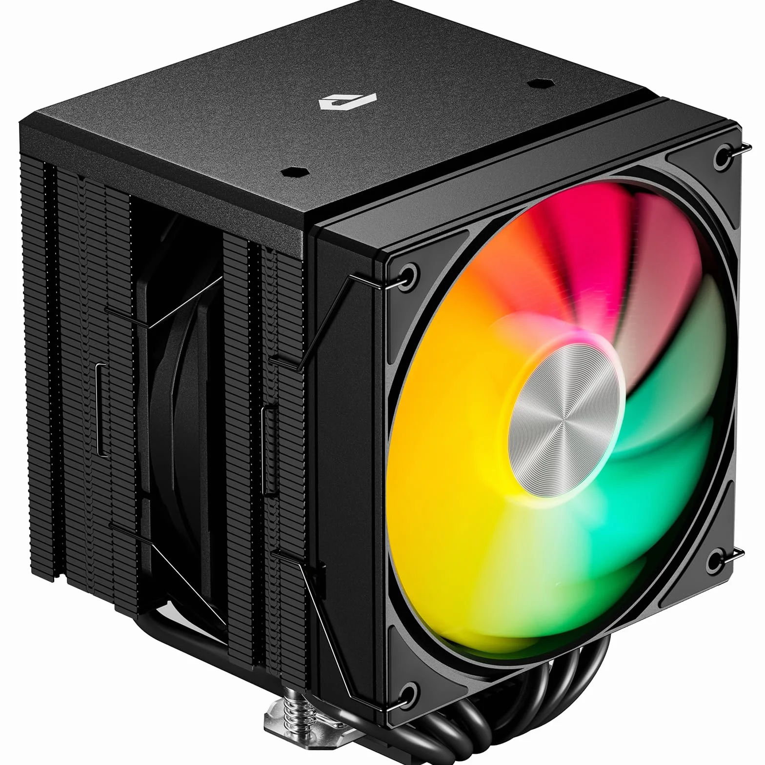 upHere Gaming UE2KC6 - Enfriador de aire para CPU ARGB, doble torre de 6 × 6 mm, enfriador de CPU PWM de 120 mm, TDP 265W, Intel LGA 1851/1700/2011/2066 (X79/X99), AMD AM5/AM4 (155 mm de altura)