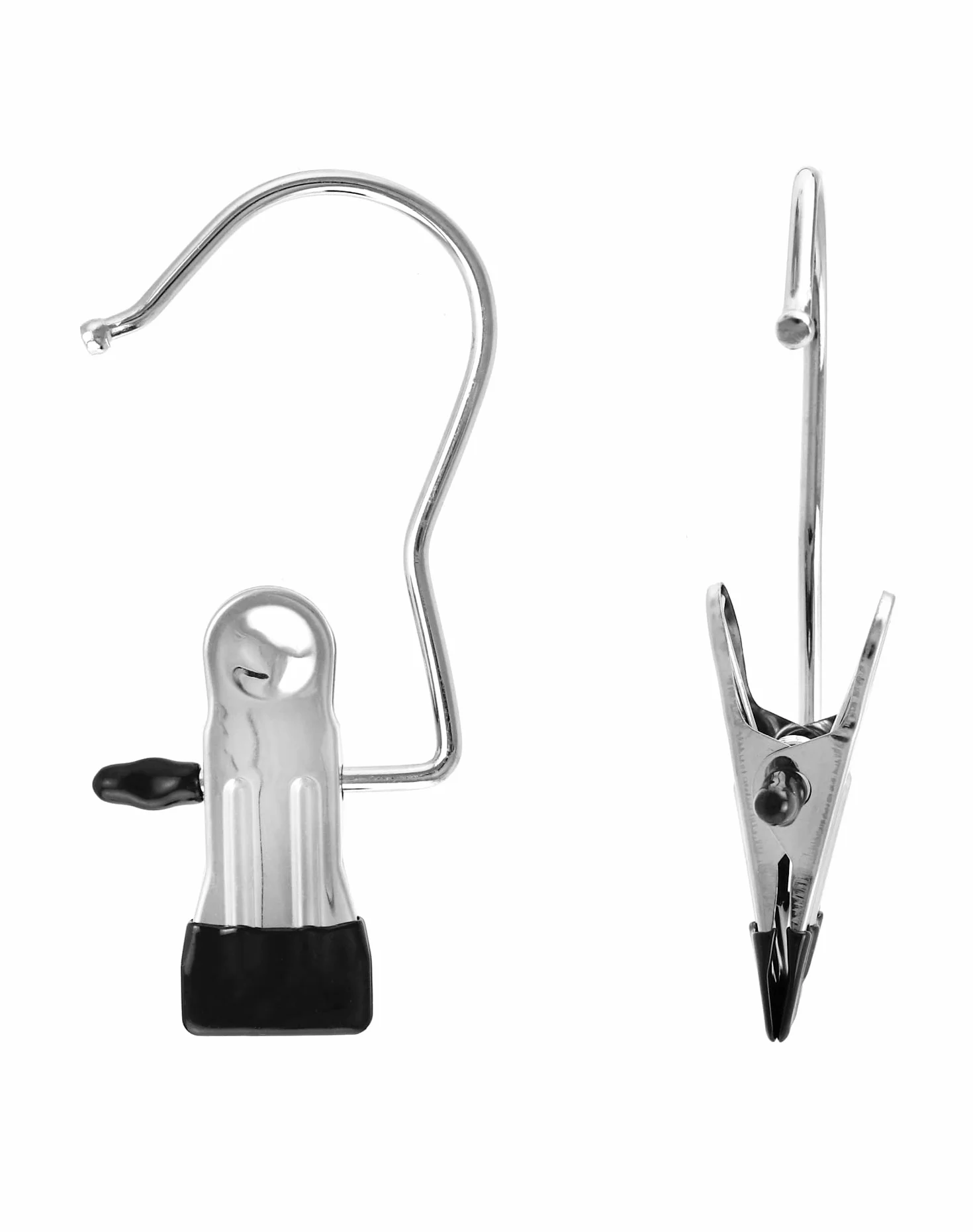 QWORK Perchas con Pinzas Antideslizante 40 Piezas para Viajes Ropa