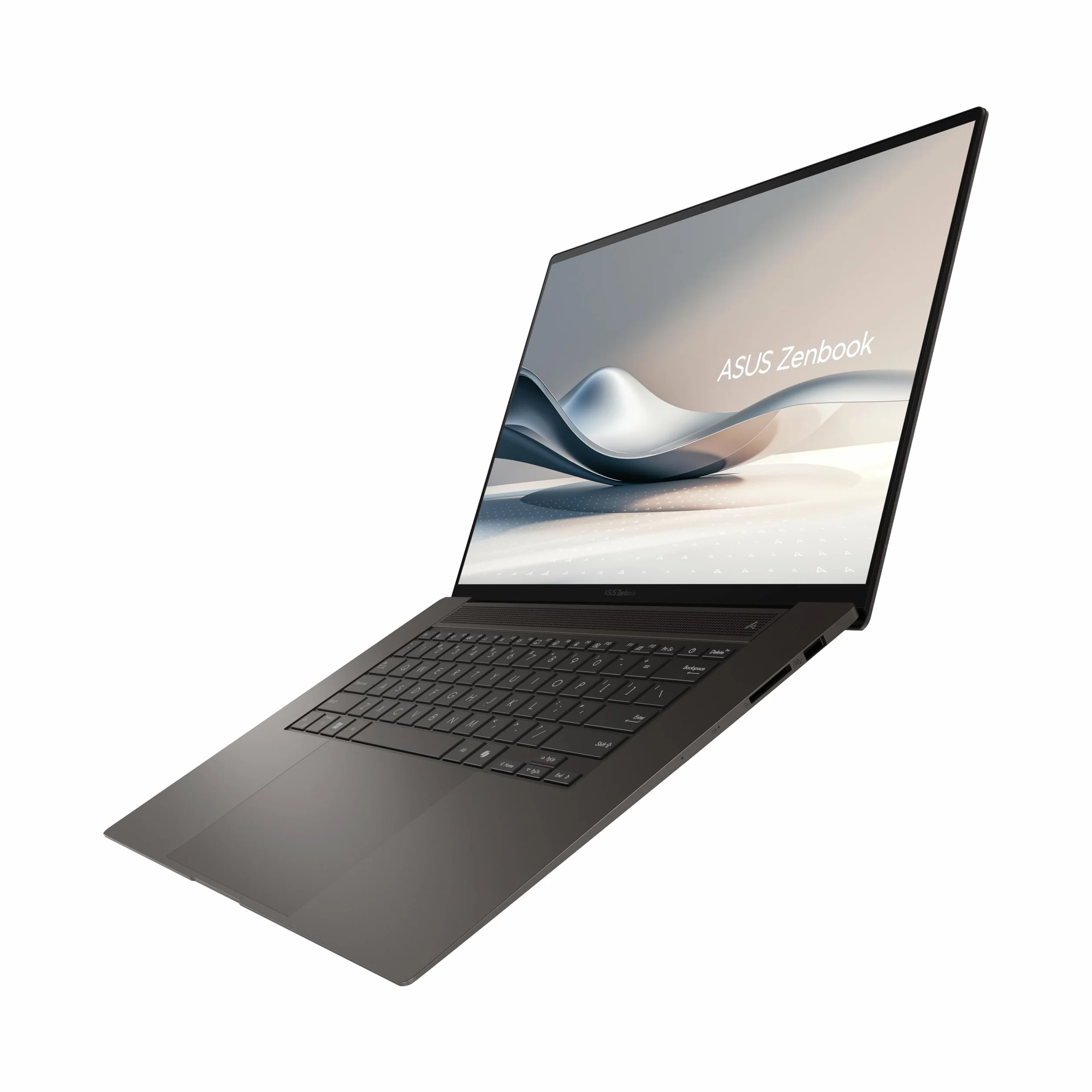 ASUS Zenbook S 16 OLED UM5606WA-RK297W - Ordenador Portátil 15.6" WQXGA+ 120Hz (AMD Ryzen AI 9 HX 370, 32GB RAM, 1TB SSD, Radeon 890M, Windows 11 Home) Gris Zumaia - Teclado QWERTY español