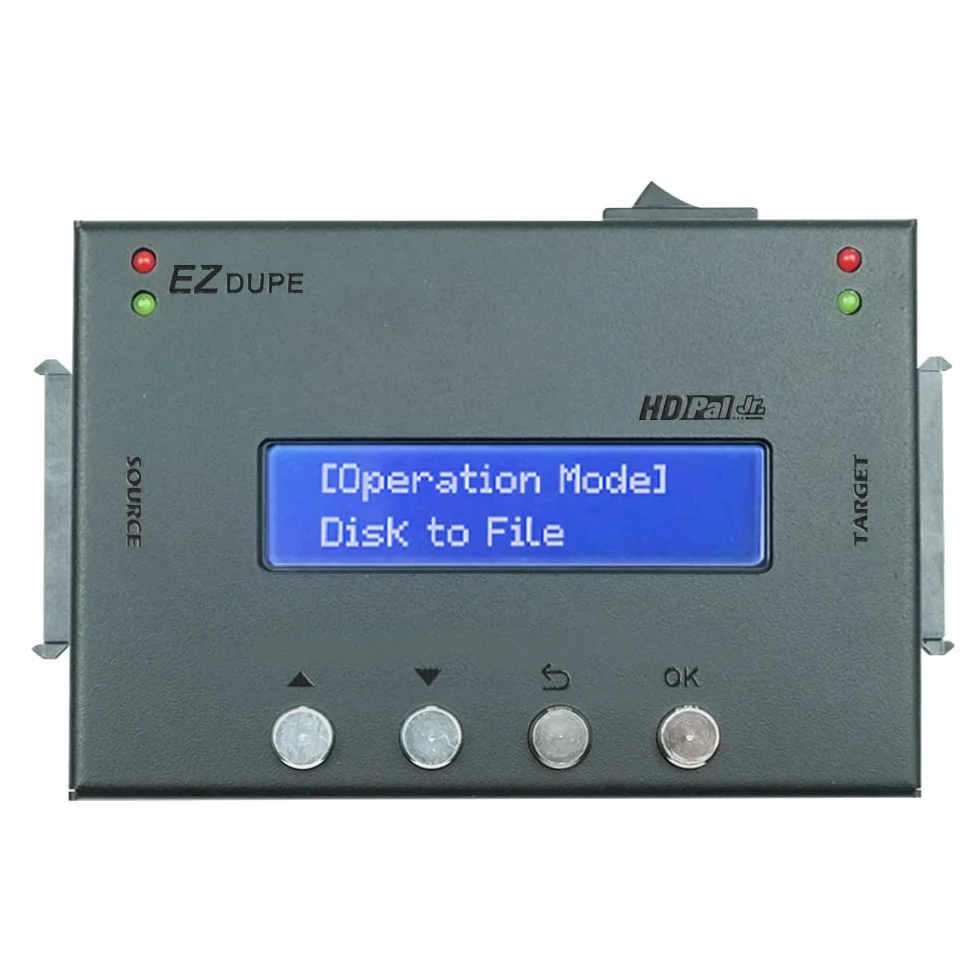EZ DUPE 1:1 Duplicador de Disco Duro (HDD SSD) – Clonador de Copia de Seguridad de Imágenes y Eliminador de Datos (HD PAL Jr.)