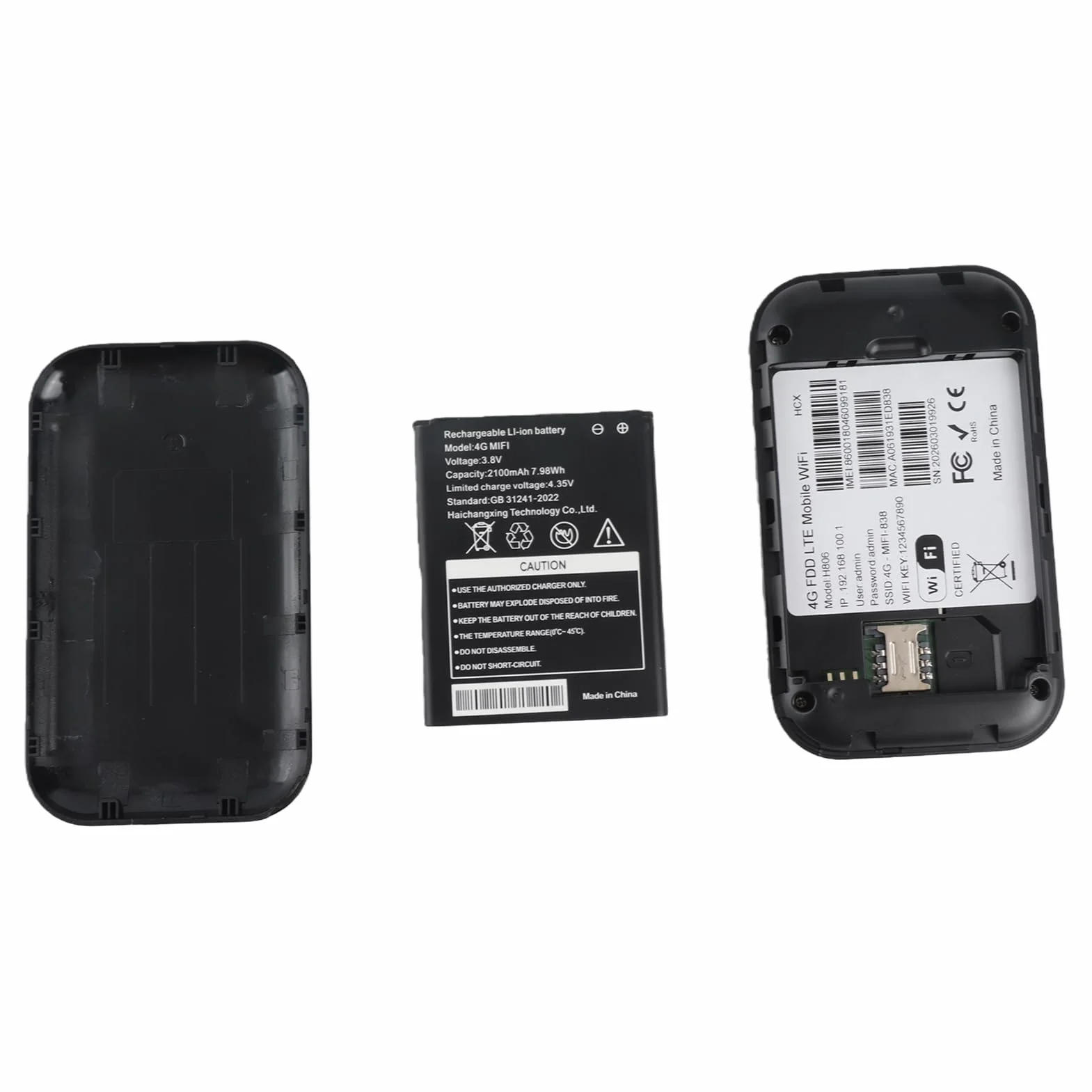 Tosuny Punto de Acceso Móvil 4G/5G, Punto de Acceso WiFi Portátil con Ranura de Tarjeta SIM, 300Mbps 4G LTE Router, Dispositivo de Hotspot WiFi Portátil para Viajes,