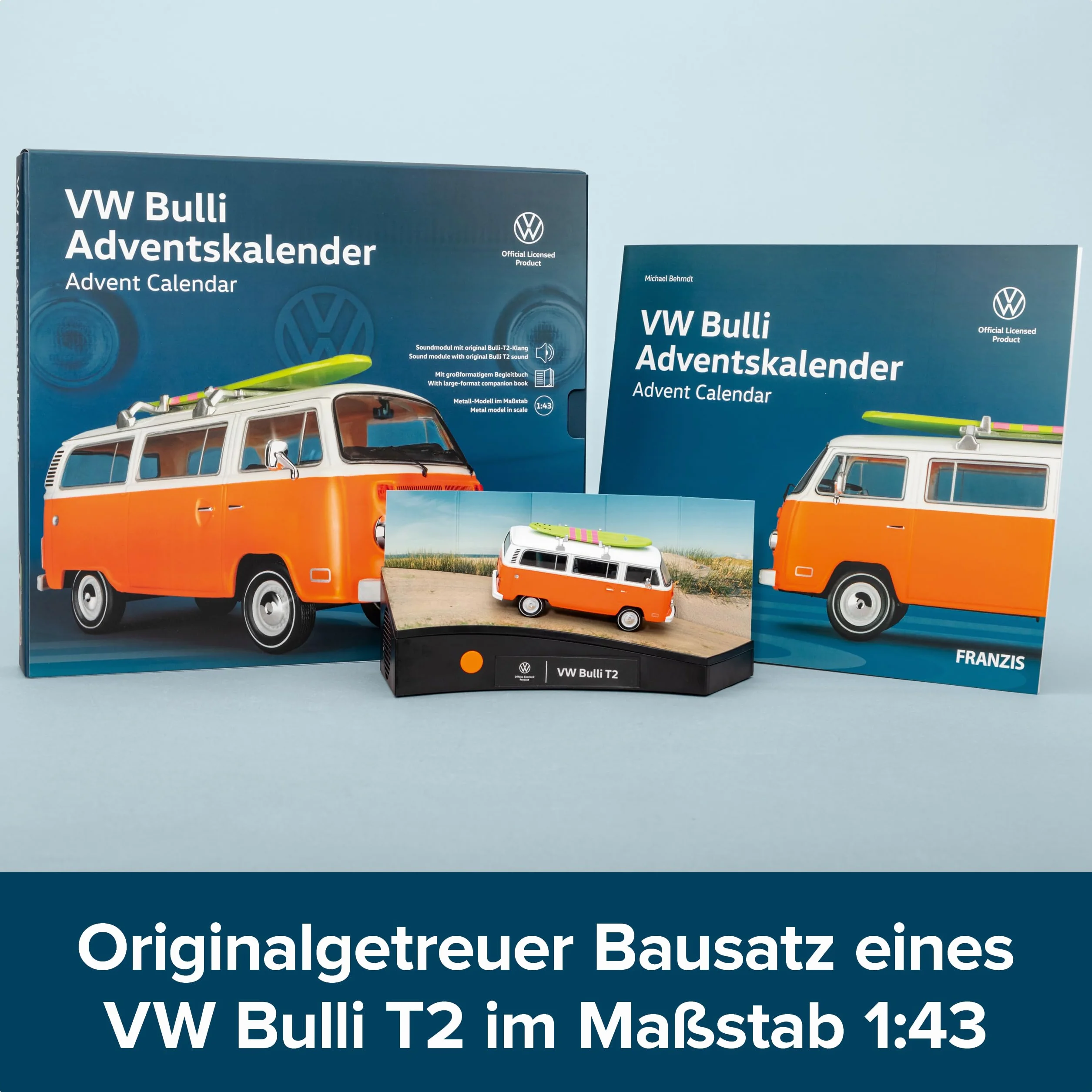 Calendario de Adviento VW Bulli con Módulo de Sonido