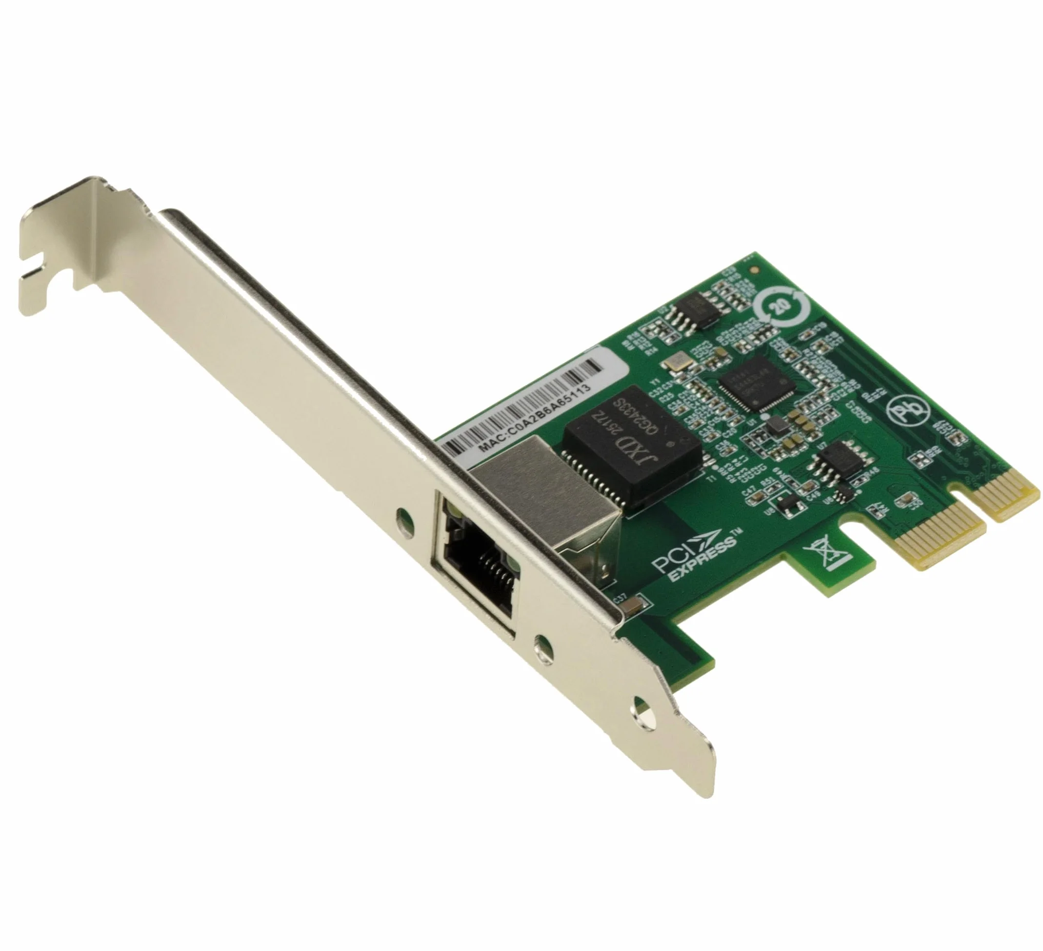 KALEA-INFORMATIQUE Tarjeta PCIe controladora de Red 2.5G LAN Gigabit Ethernet RJ45 con chipset Intel I226 SRKTU Compatible con 10 100 1000 2500 1 G 2.5 G con Formato Compacto