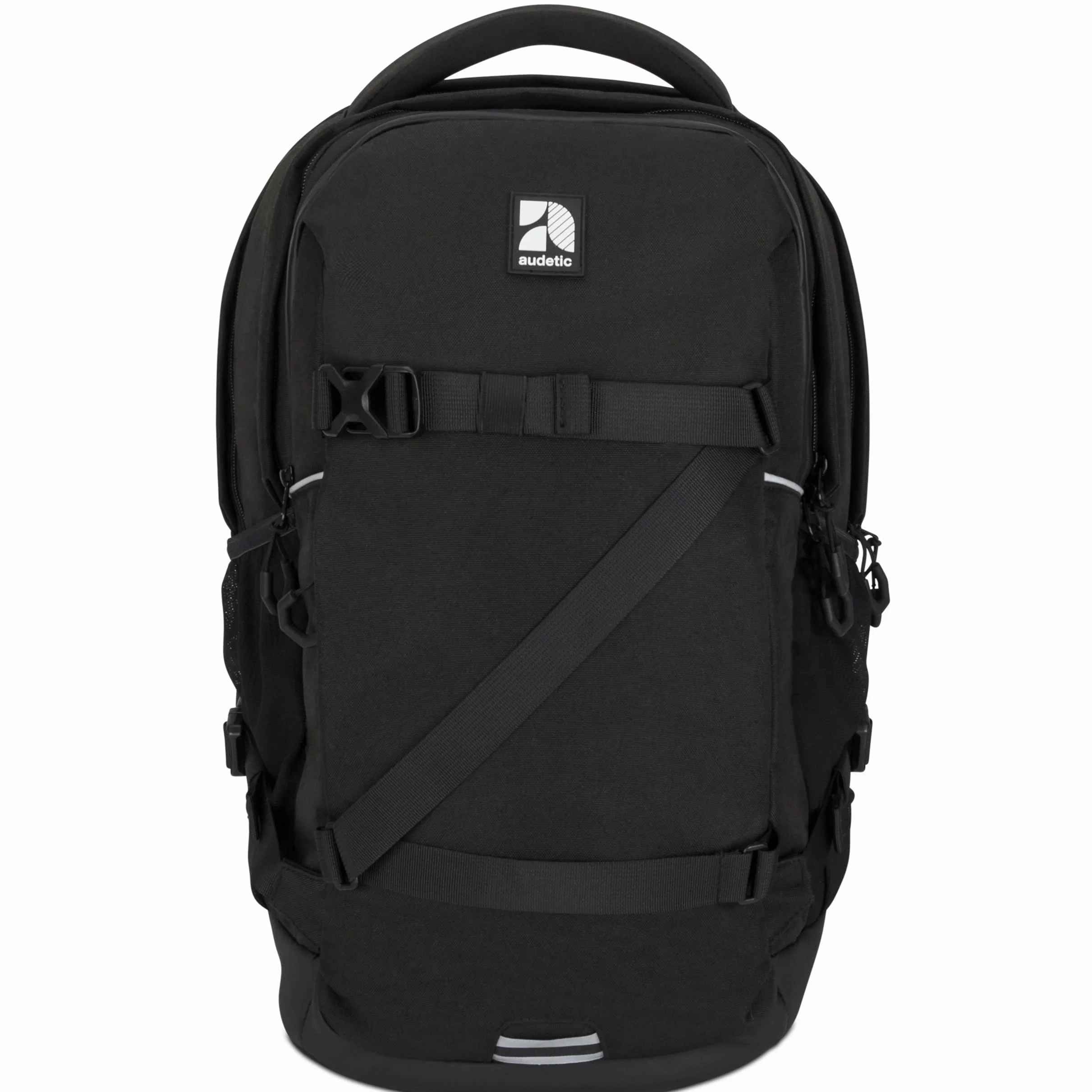 Audetic Mochila Escolar Niñas, Adolescentes Negro - Cosmo - Mochila Ergonómica y Grande para Campus - Mochila Sostenible para el Colegio, Ocio, Viajes - Hidrófugo