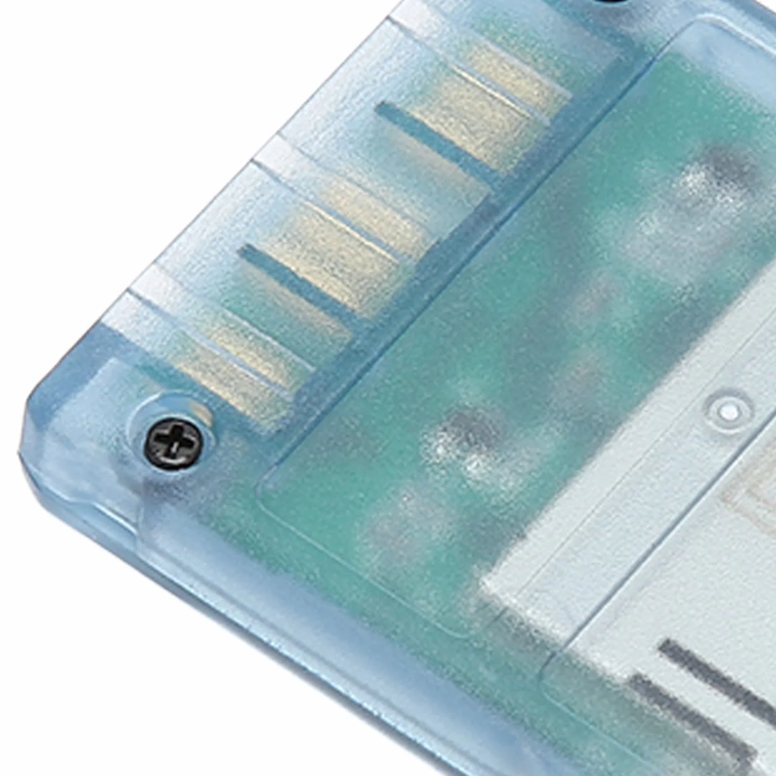 Adaptador de Tarjeta SD MX4SIO SIO2SD, Lector de Tarjetas de Memoria para Consola Plug and Play, Expansión de Almacenamiento (Azul Transparente)
