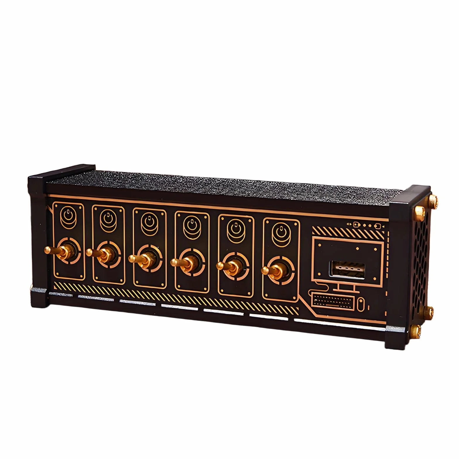 Conmutador USB De 6 Puertos, Estación De Acoplamiento Con Concentrador USB, Con Control Independiente, Interruptor De Botón, Transmisión De Datos, Dispositivos USB Compartidos, Para Regalo Al Novio