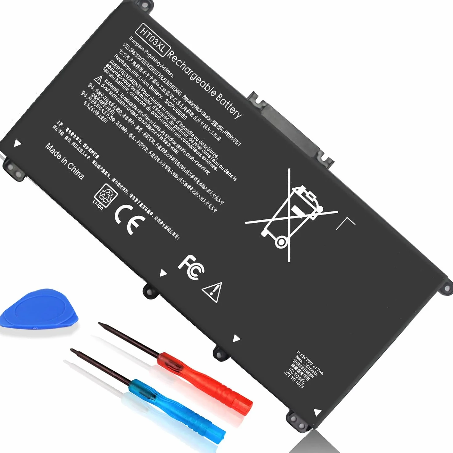 Batería HT03XL L11119-855 para HP Pavilion 15-CS 15-DA 15-DB 15-DW 17-by 17-CA 14-CE 14-CF 14-DF 15-CS0073CL 15-CS0053CL 15-DA0014DX 15-DA0XXX L11421-2C2 L11421-422 HT03041XL HSTNN-UB7J HSTNN-DB8R