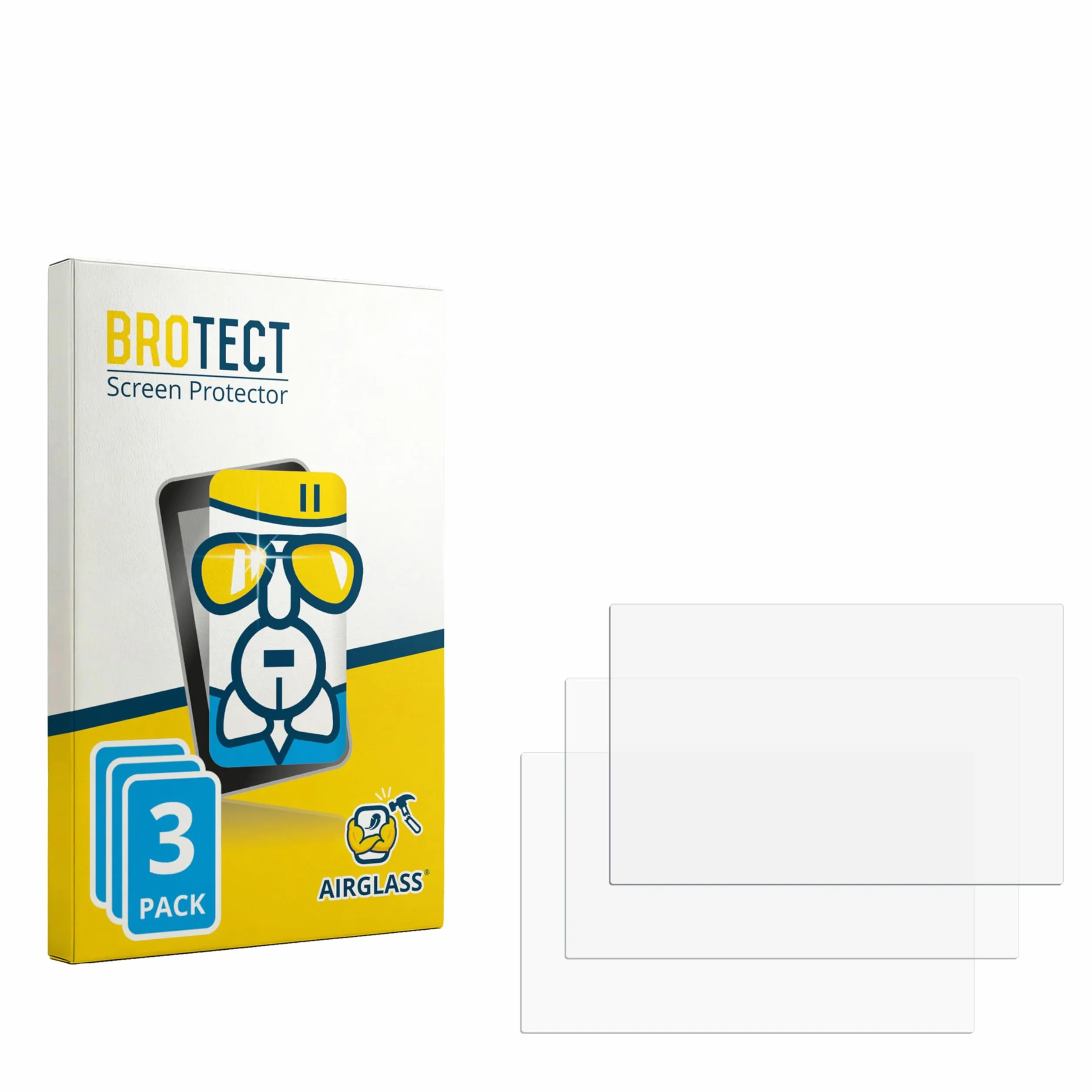 BROTECT Protector Pantalla Cristal para Lenovo Chromebook m Gen 11 14" Protector Vidrio (3 Unidades) - [Dureza 9H, Anti-Arañazos]