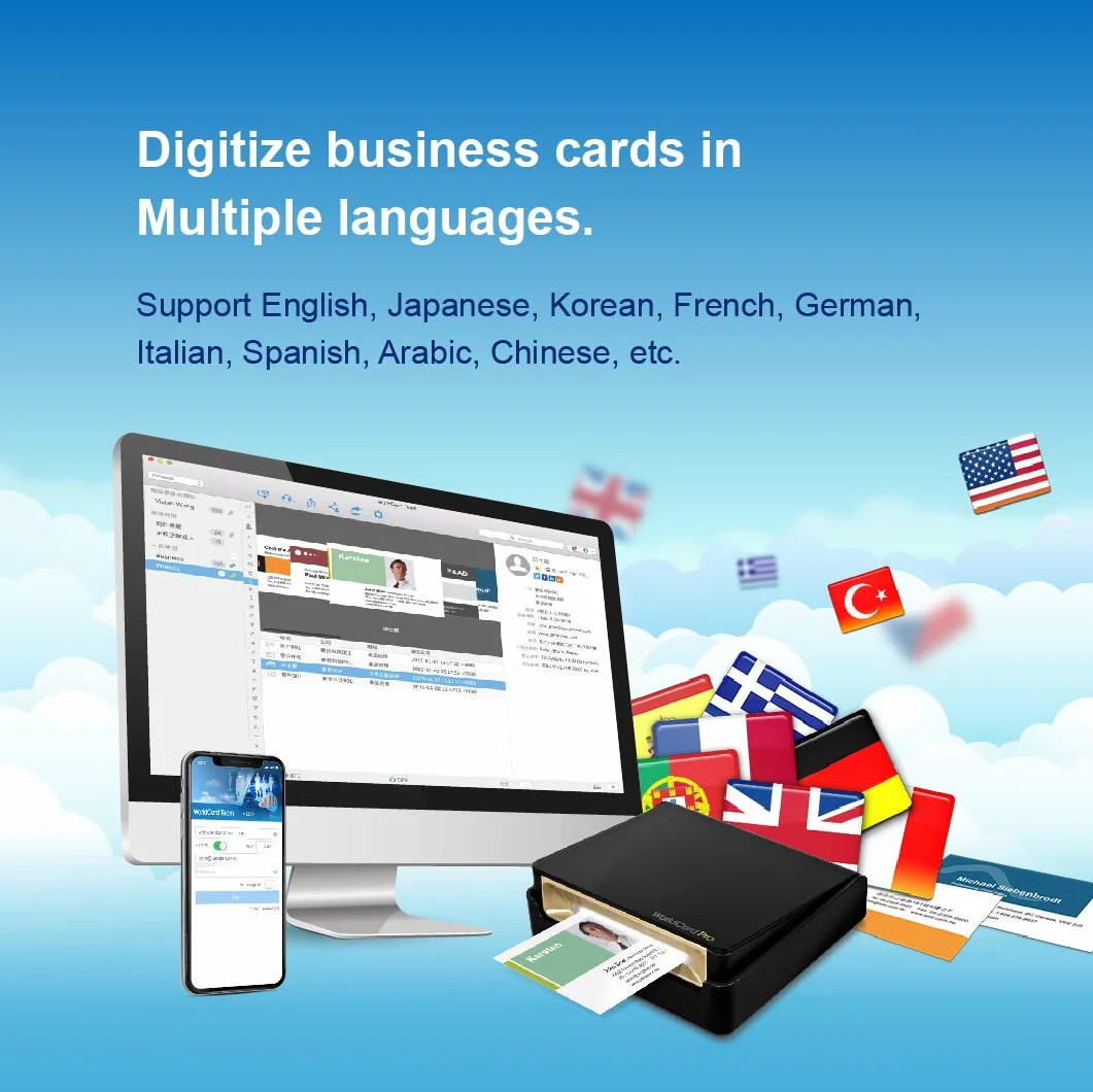 PenPower WorldCard Cloud (suscripción de 1 año, 1 Usuario) - Guarda y gestiona Tus contactos en la Nube.
