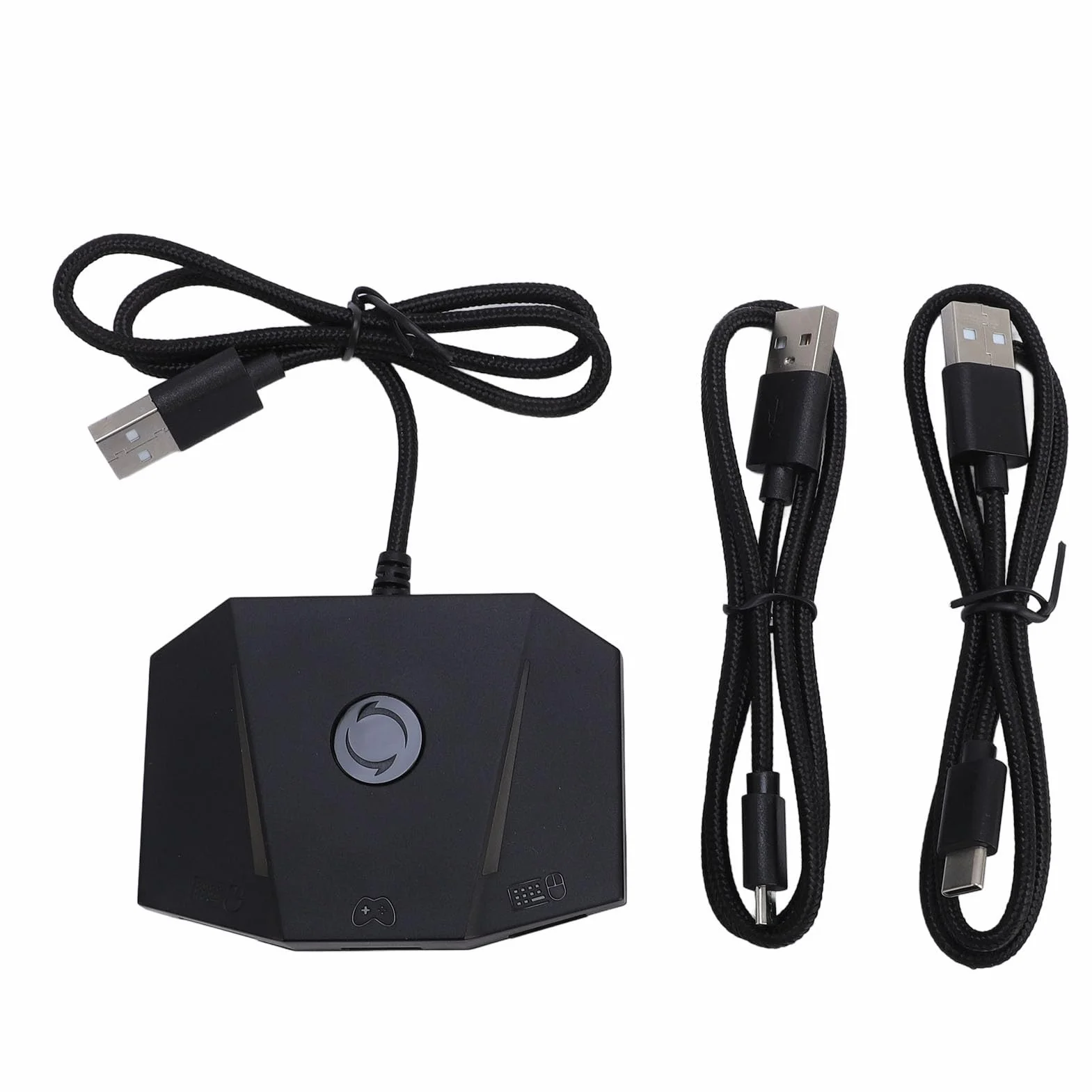 Consola de Juego El Mouse y Convertidor de Teclado, Teclado de Jack y Mouse de Sonido de 3.5 Mm, Convertidor de Teclado de Mouse de Configuración Fácil, para X S para