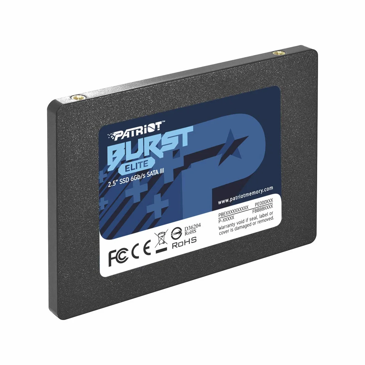 Patriot Memory SSD Disco Sólido Interno 2.5" SATA III Interno 480GB Burst Elite 6 Gbps
