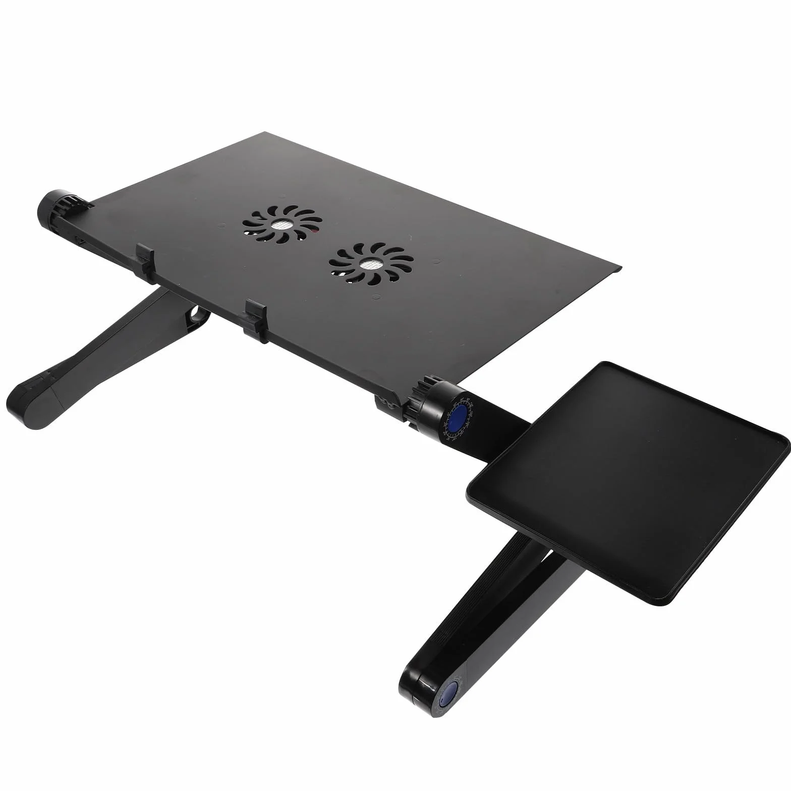 Genérico Soporte de Refrigeración para Portátil, Soporte para Computadora Portátil Plegable de Aleación de Aluminio, Negro, Diseño Ergonómico, para Escribir y Jugar, Fiesta Verano