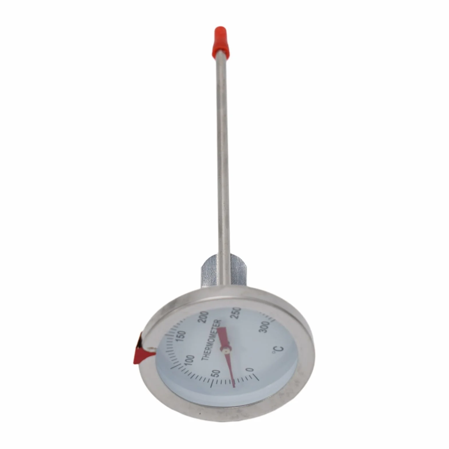 Medidor de temperatura de aceite de freidora de acero inoxidable con pantalla grande y sonda larga