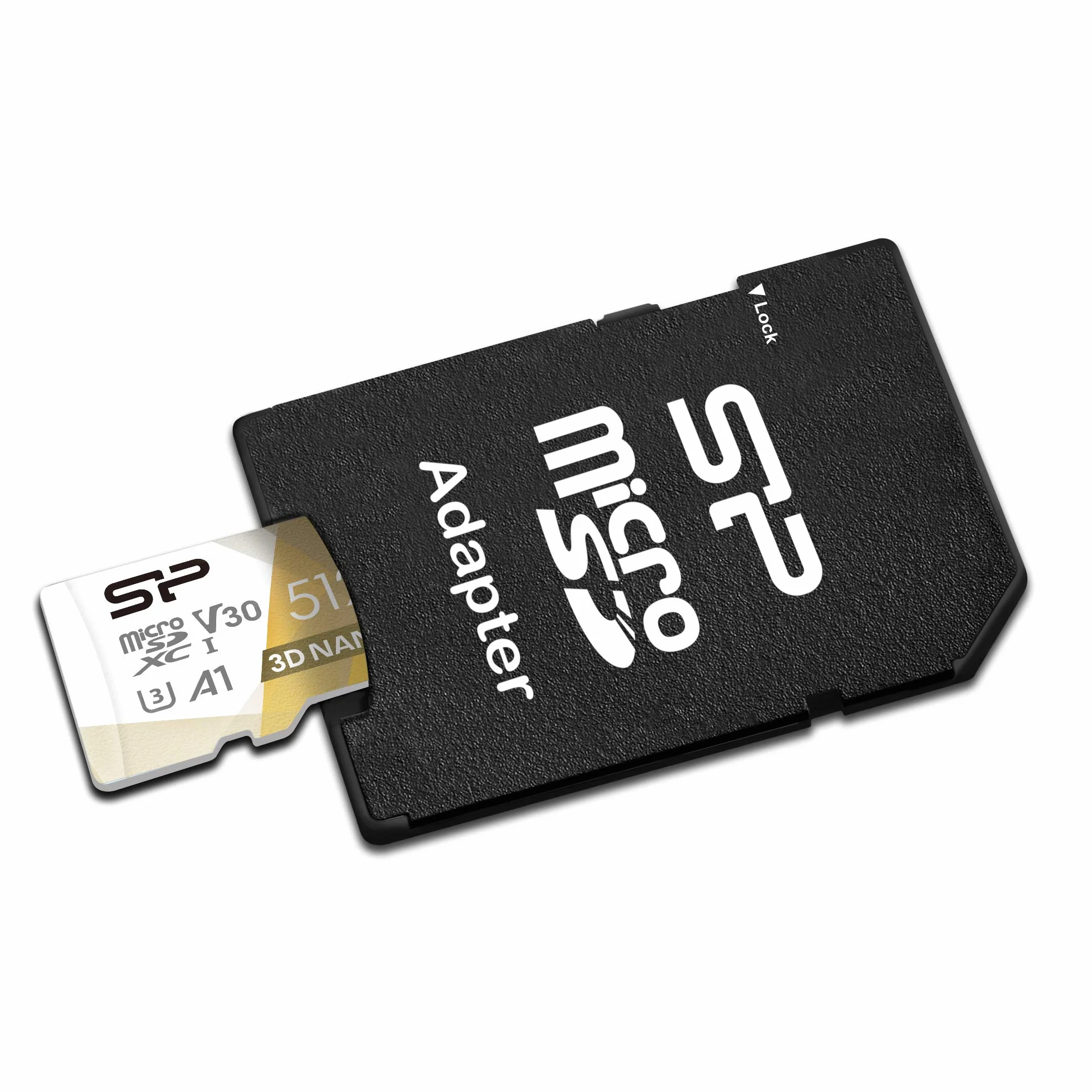 Silicon Power 512GB Superior Pro microSDXC UHS-I (U3), V30 4K A1, High Speed MicroSD Card with Adapter