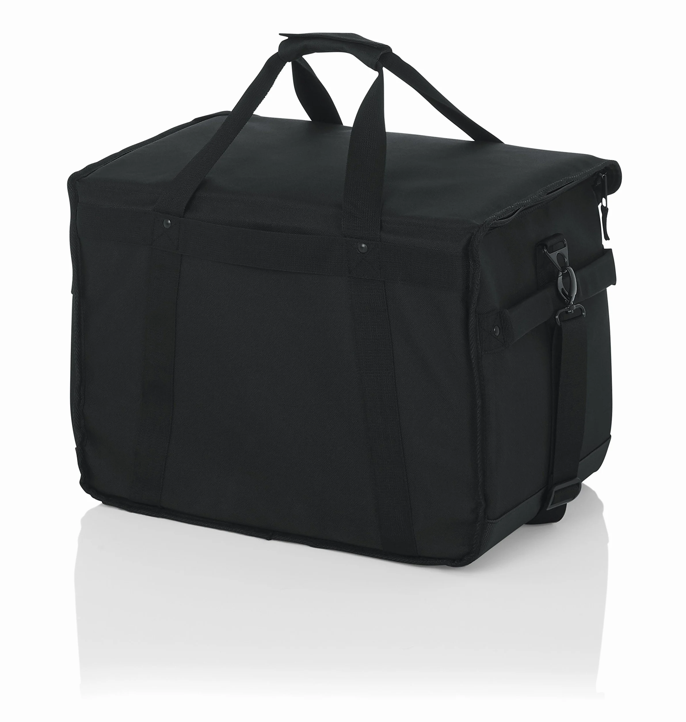 Gator Cases Studio Monitor Tote Bag Tiene capacidad para 2 monitores amplificados de hasta 5" de rango de controladores; se adapta a JBL, Mackie, KRK, y más (G-STUDIOMON1)