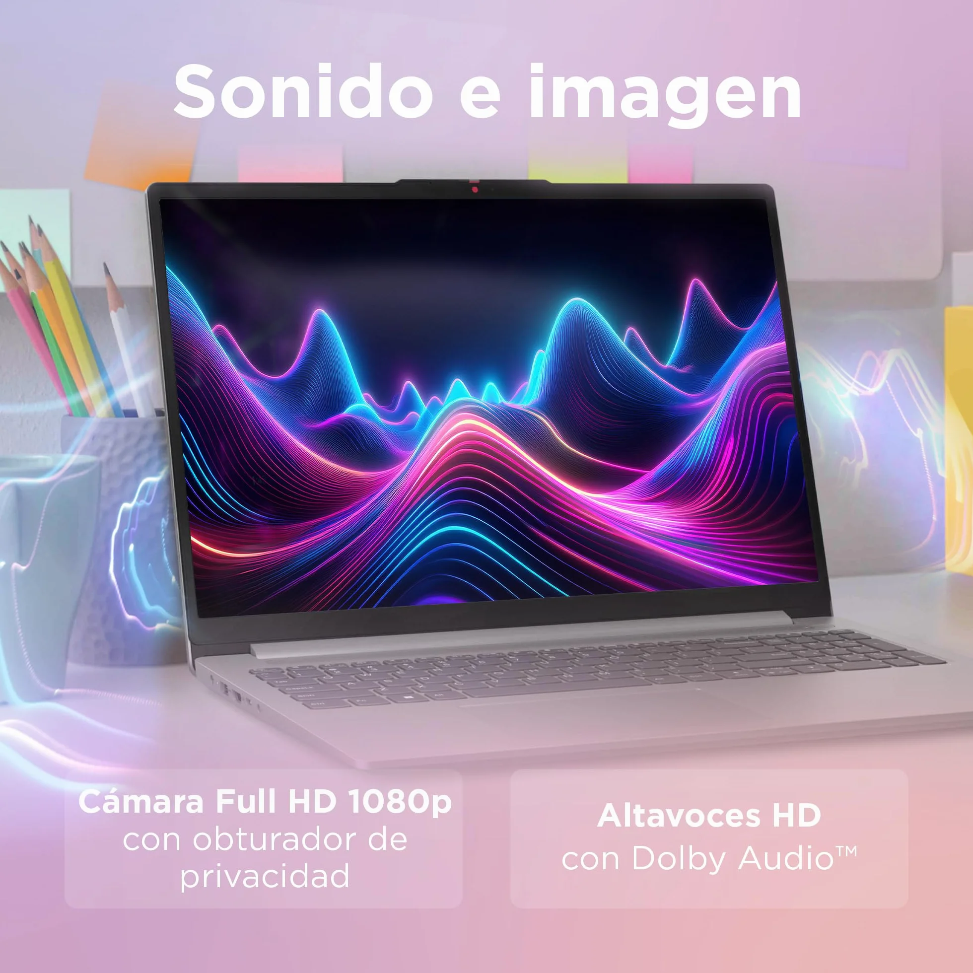 Lenovo IdeaPad Slim 3 Gen 8 - Ordenador Portátil 15.6" FHD (AMD Ryzen 5 40, Radeon 610M Graphics, 16 GB RAM, 512 GB SSD, USB-C, Wi-Fi 6, Windows 11 Home) Teclado QWERTY Español, Gris Ártico