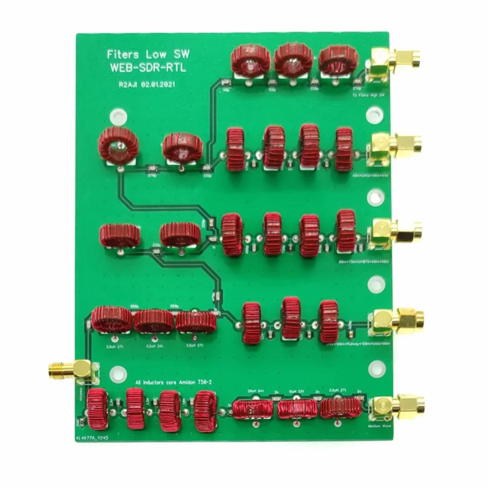 Las bandas bajas de HF y LF MF de WEB SDR el SW bajo para la radio de media y corta SDR RX