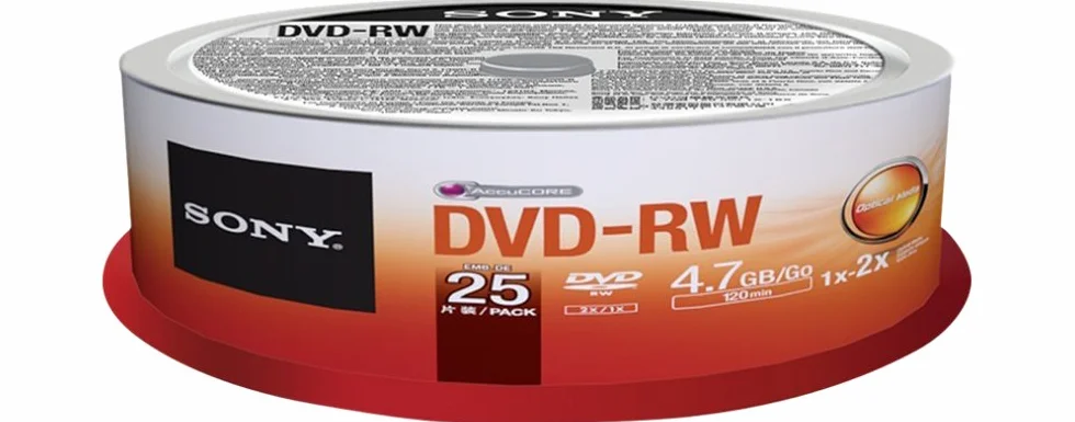Sony 25DMW47SP - DVD-RW regrabables (25 Unidades)