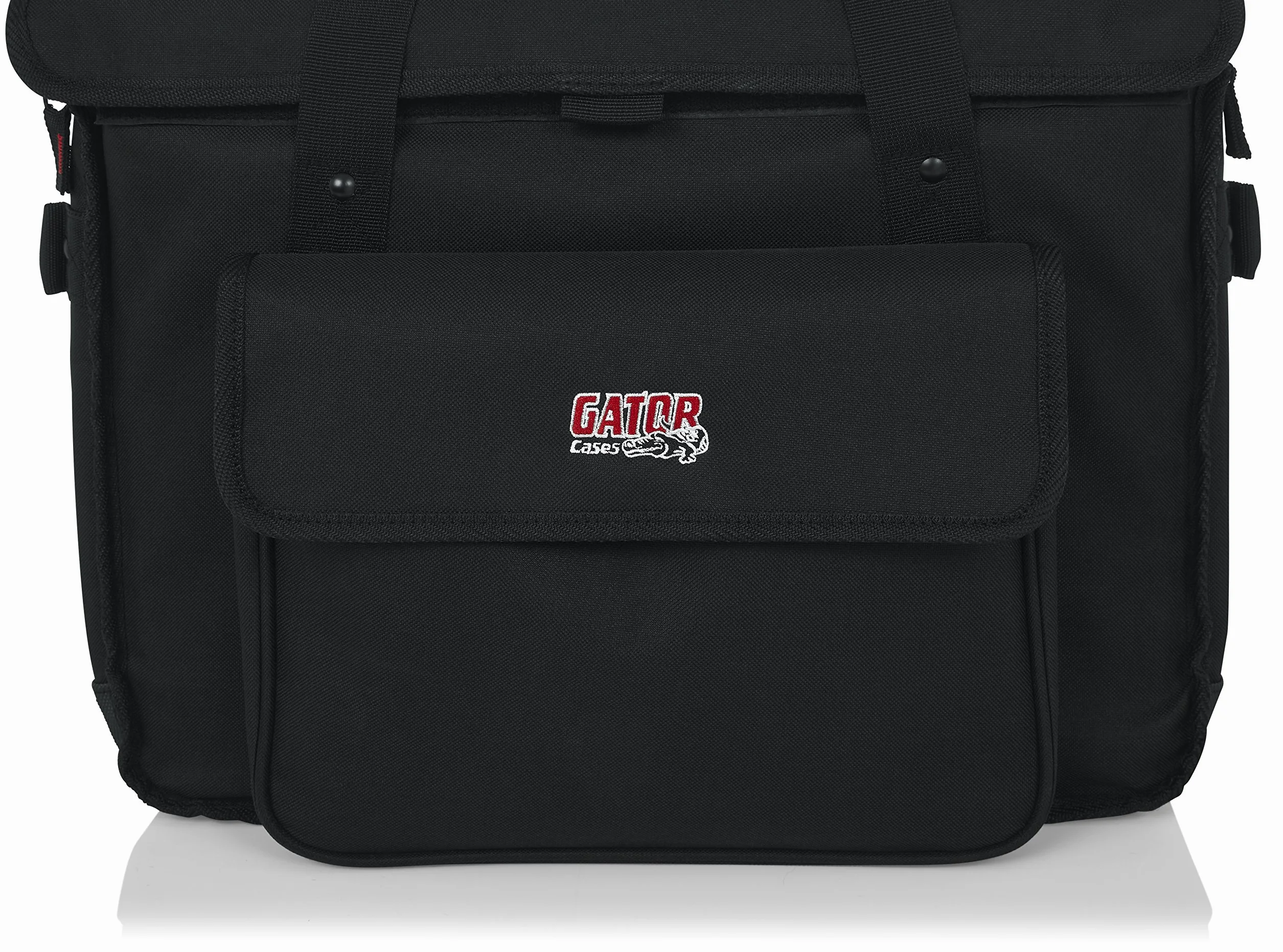 Gator Cases Studio Monitor Tote Bag Tiene capacidad para 2 monitores amplificados de hasta 5" de rango de controladores; se adapta a JBL, Mackie, KRK, y más (G-STUDIOMON1)
