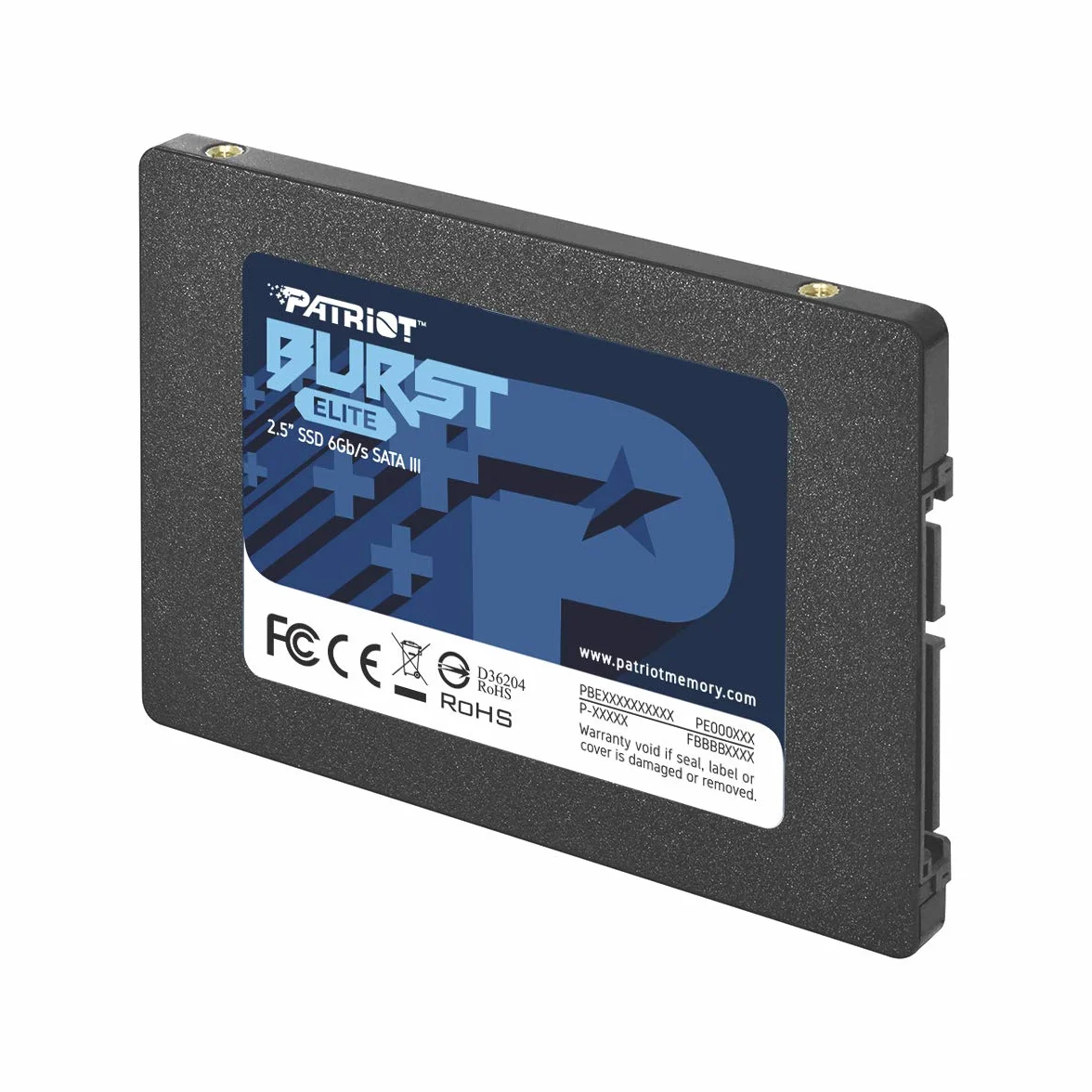 Patriot Memory SSD Disco Sólido Interno 2.5" SATA III Interno 480GB Burst Elite 6 Gbps