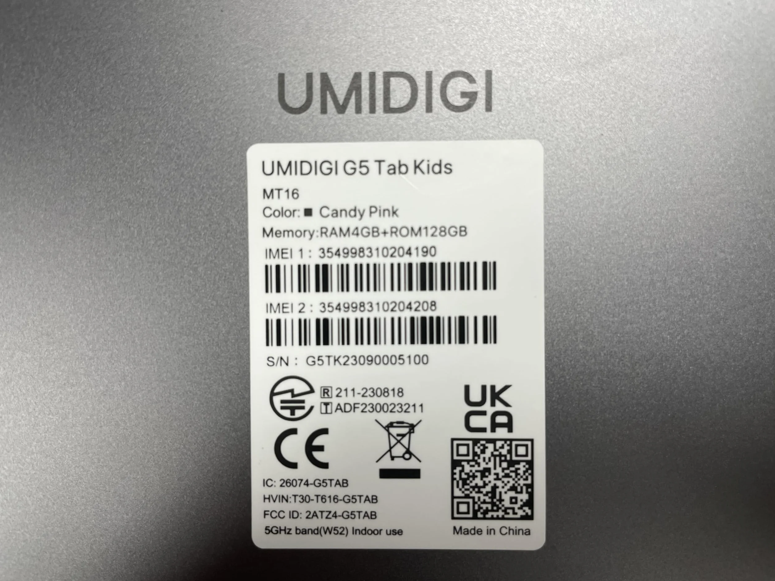 UMIDIGI G5 Tab 10.1 Zoll Tablet Android, 8GB+128GB (1TB TF) Tablet mit SIM-Kartenslot, 13MP+8MP Kamera, 6000mAh Akku, Octa-Core Prozessor, Widevine L1, GPS, Bluetooth, WiFi 5G/2.4G