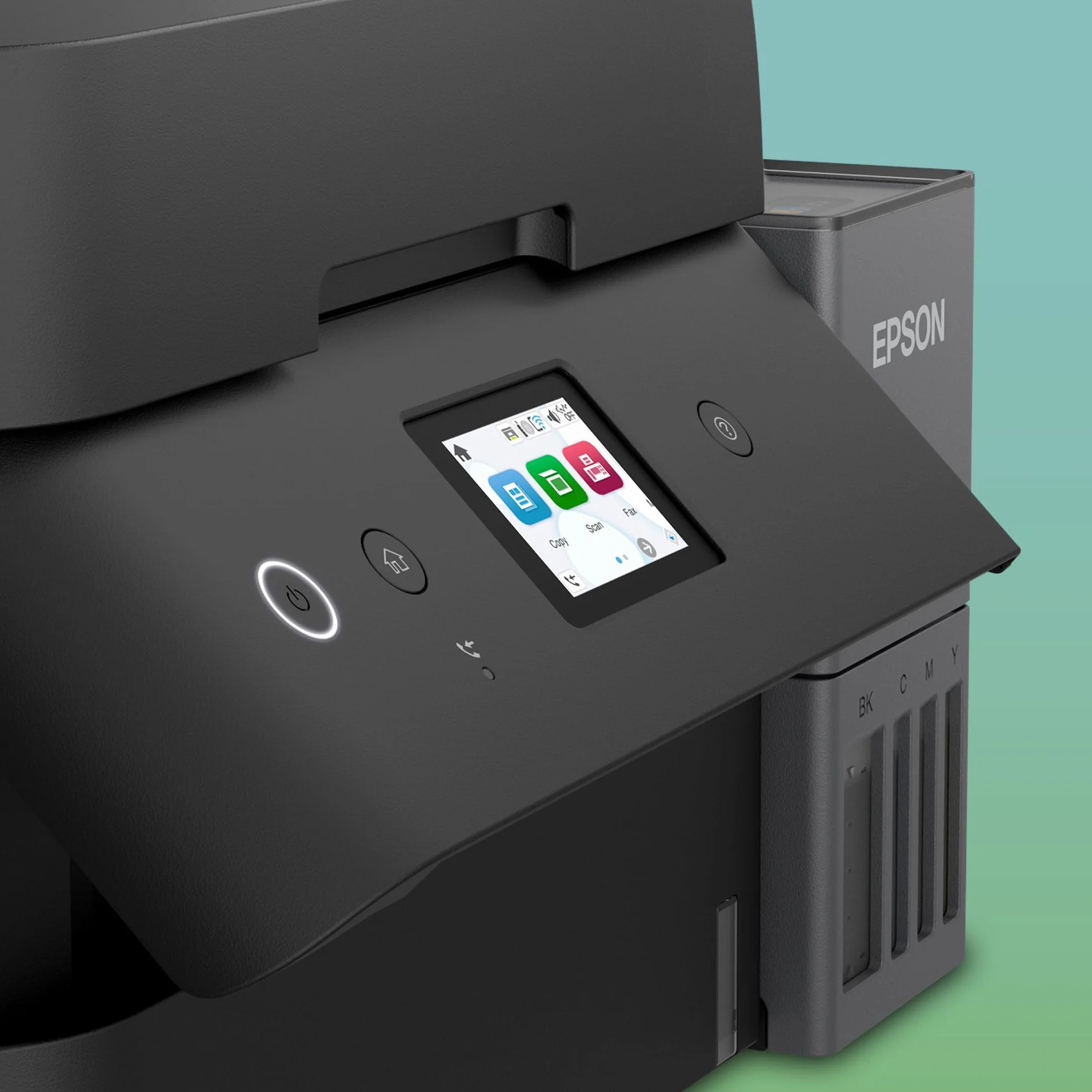 Epson EcoTank ET-4950 Impresora de Depósito de Tinta | Teletrabajo | Wi-Fi, Ethernet | A4 | Doble Cara | Imprime, Copia, Escanea, Fax | Pantalla Táctil 6,1cm | ADF | Tinta Incluida Para 3 Años