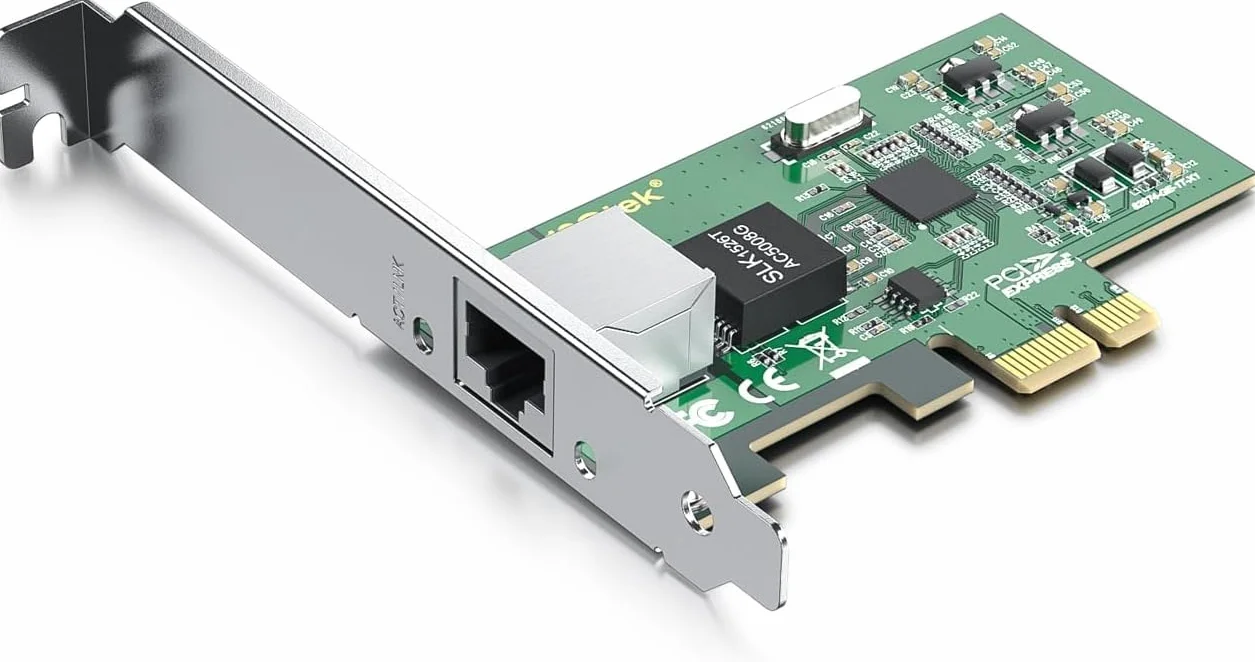 ipolex Tarjeta de red Ethernet 1.25G, 1x puerto RJ45 +, NIC de 10GbE en comparación con Intel EXPI9301CT, compatible con Windows Server/Windows/Linux/VMware (no compatible con VMware ESXi 7.0, Mac OS)