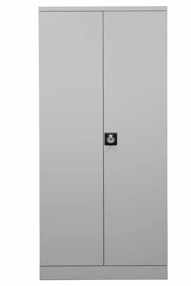 Sigma Armario Archivador Metálico con Cierre de Seguridad, 2 Puertas, 4 Estantes Regulables, Gris