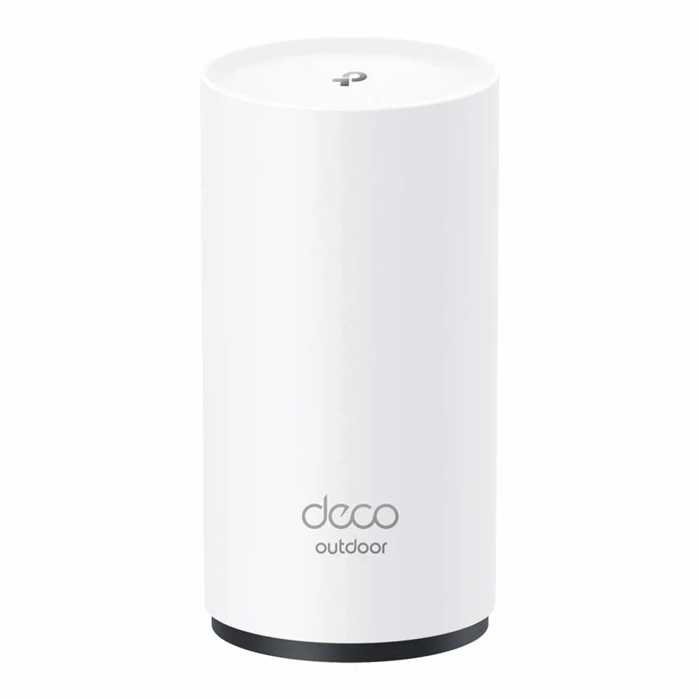 TP-Link Deco X50-Outdoor (1-Pack) - Sistema WiFi 6 AI Mesh, AX3000 Doble Banda 2.4 GHz/5 GHz,4k, Cobertura hasta 232 m2, 2X Puertos GigabIt por Unidad, Certificado como Resistente al Agua y al Polvo