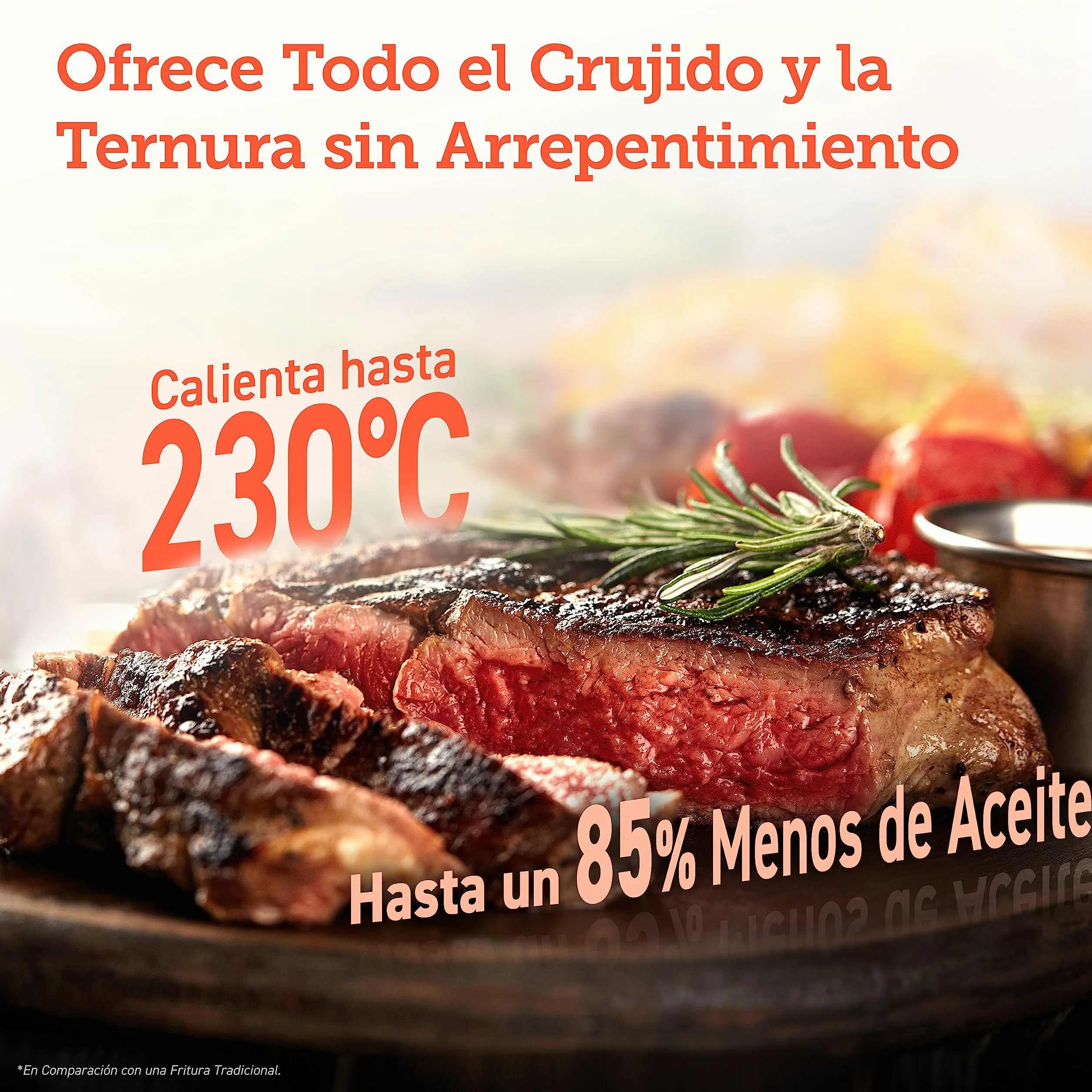 Cosori Freidora de Aire 4,7L 230°C Air Fryer 9 Programas Panel Táctil Gris L501