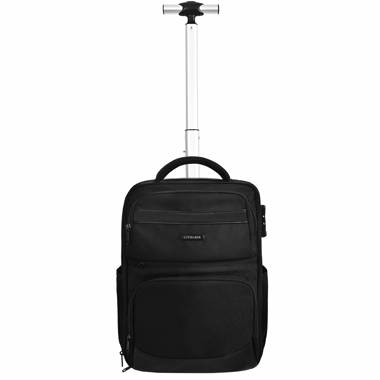 Hivexagon Mochila enrollable protegida por contraseña, mochila enrollable impermeable para portátil de 21 pulgadas, bolsa de equipaje de mano, bolsa de negocios de gran capacidad, almacenamiento de