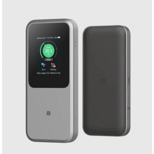 ZTE U50 Pro 5G Router portátil WiFi 6 3600Mbps Hotspot-Router con ranura para tarjeta SIM 10000mAh 27W Carga rápida