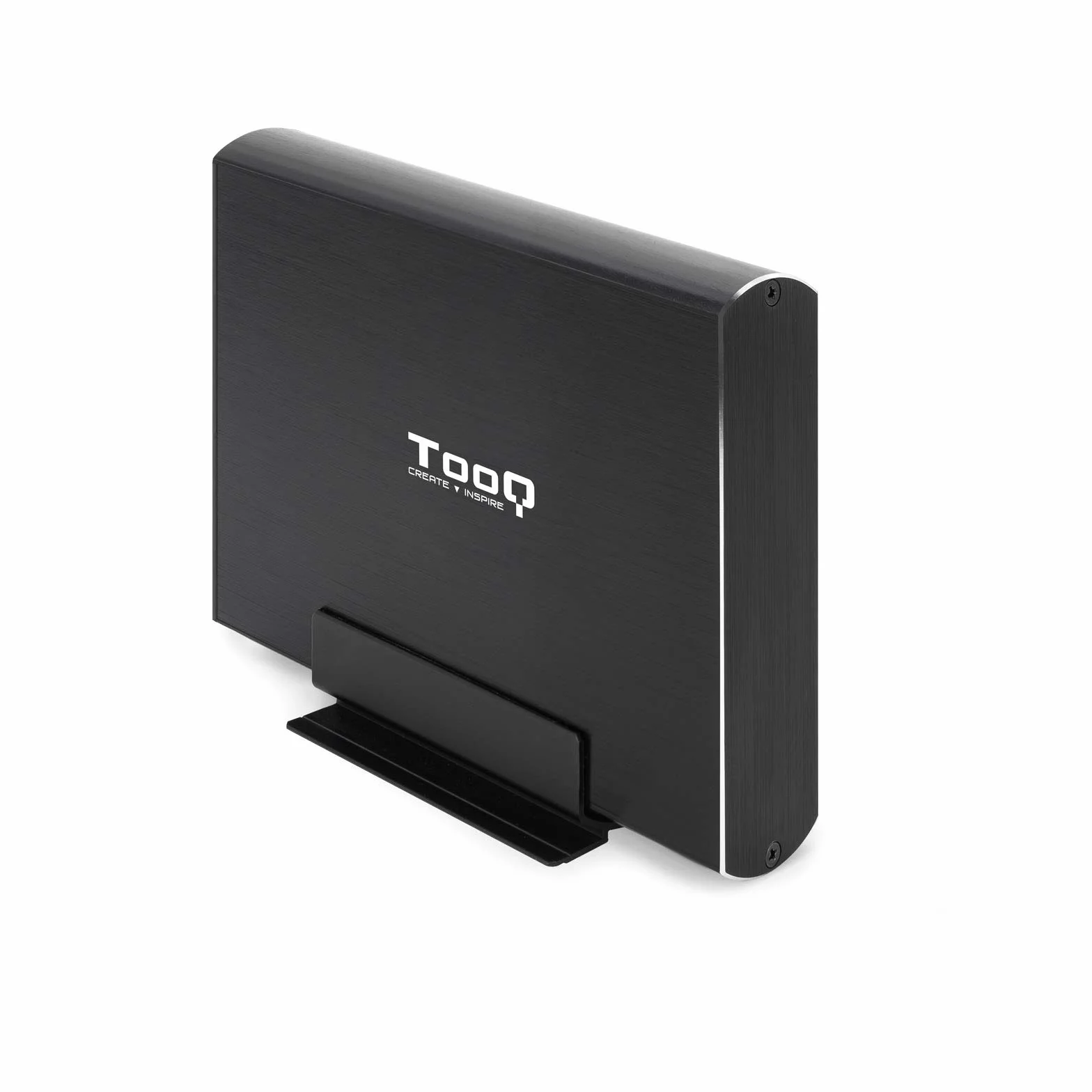 TOOQ TQE-3531B - Carcasa para Discos Duros HDD de 3.5", (SATA I/II/III, USB 3.0), Aluminio, indicador LED, Color Negro