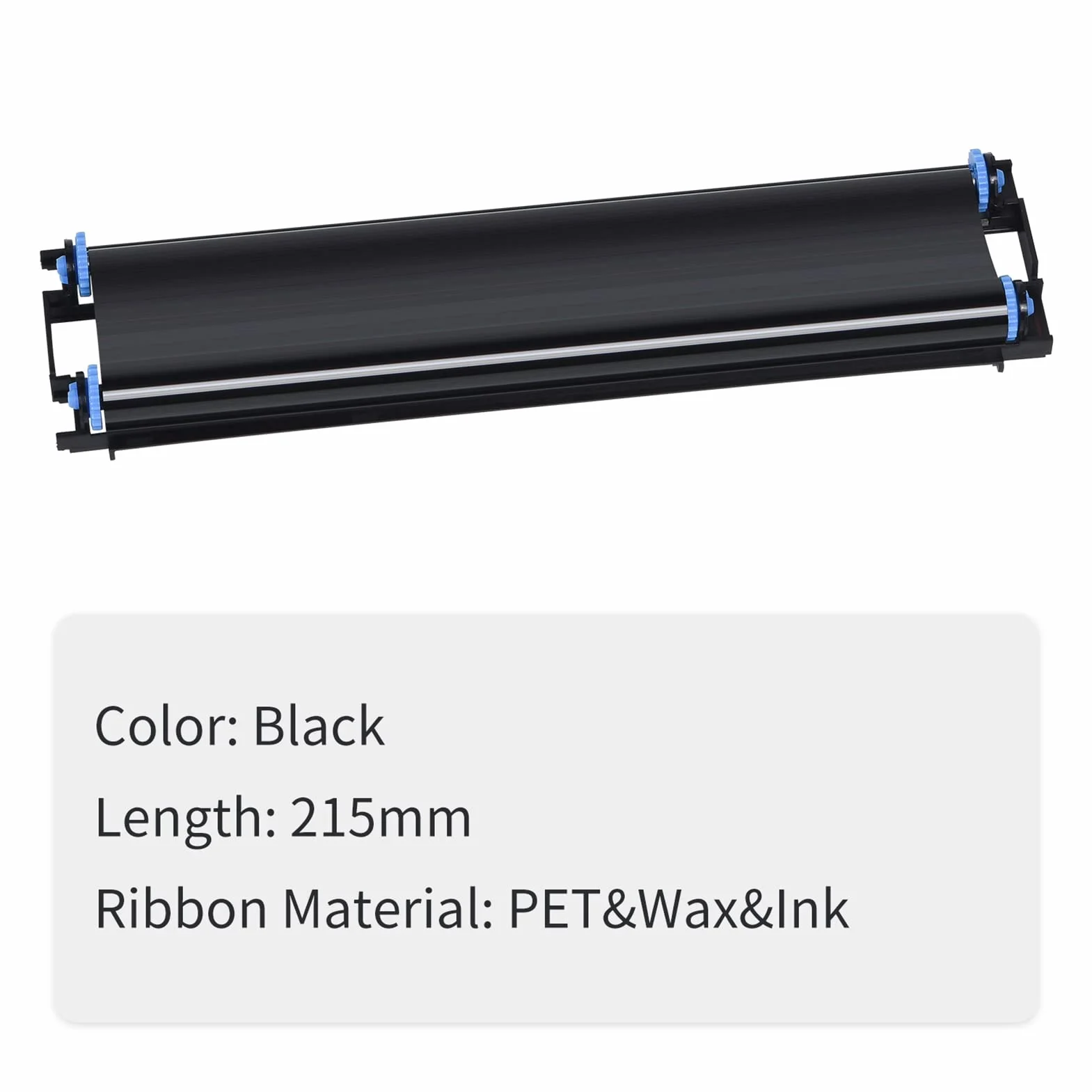 4pcs Cinta Térmica | Cinta MT800 | Recarga de tinta para impresora portátil HPR T MT800 | 2 rollos de cinta de transferencia térmica de 215 mm cinta MT800