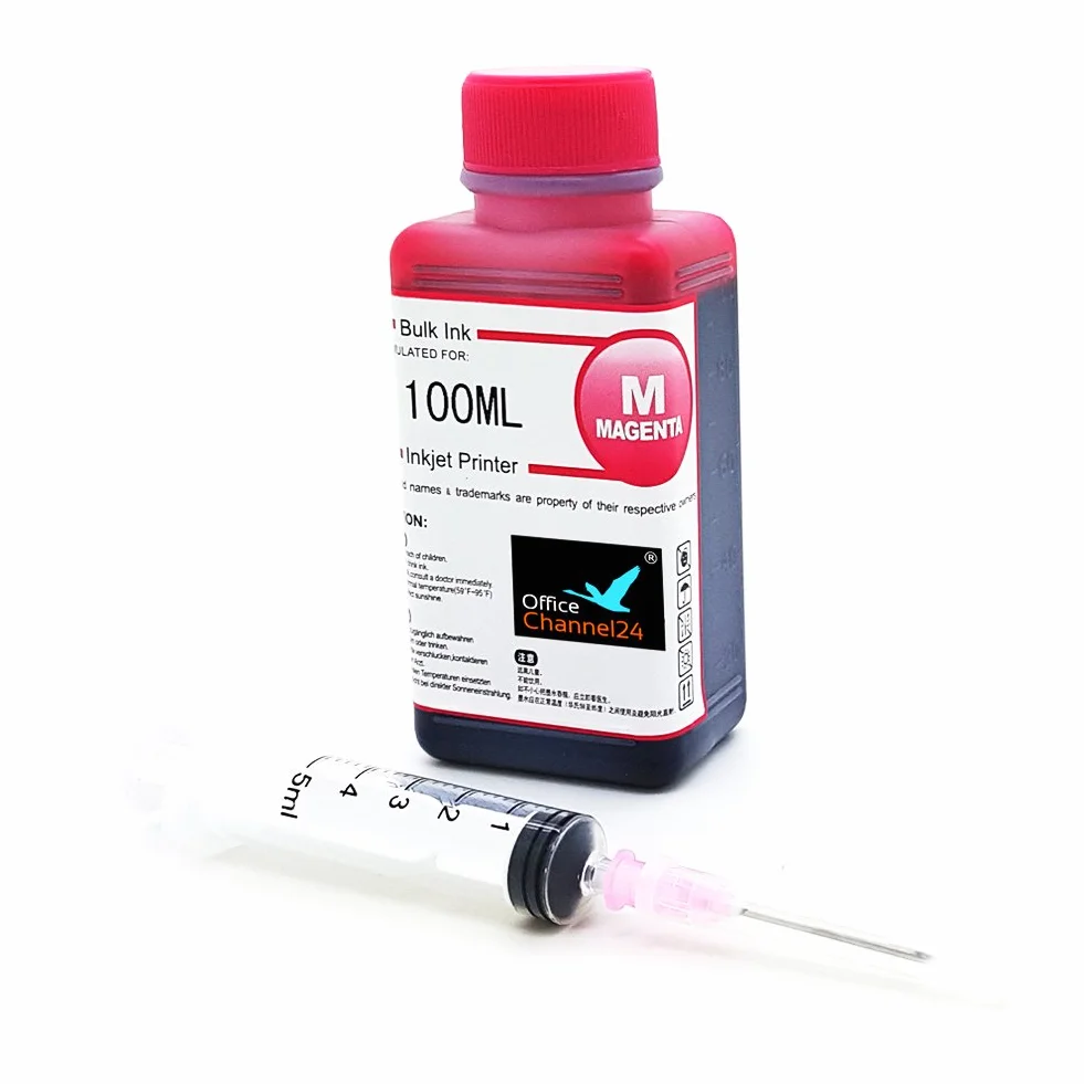 Kit de Recarga de Tinta 550 ml Compatible con Cartuchos HP 301 y 301XL – Incluye Negro, Cian, Magenta y Amarillo – Apto para impresoras HP DeskJet, Envy y OfficeJet indicadas