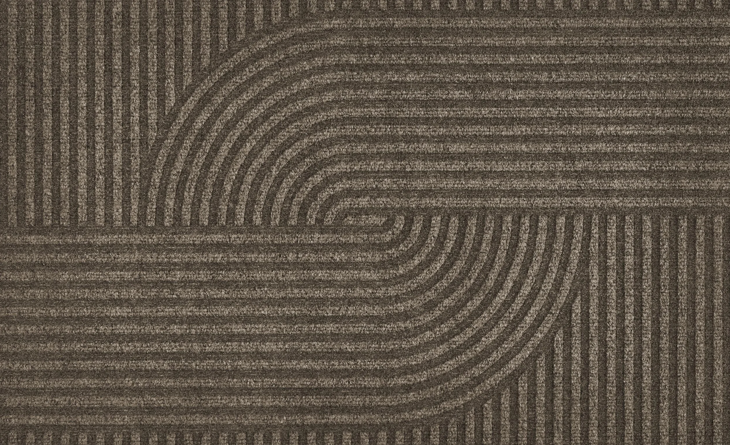 andiamo Felpudo Yukon – Felpudo Lavable y Antideslizante para Entrada – Moderno patrón geométrico Adecuado para Robot Aspirador, 40 x 60 cm, marrón