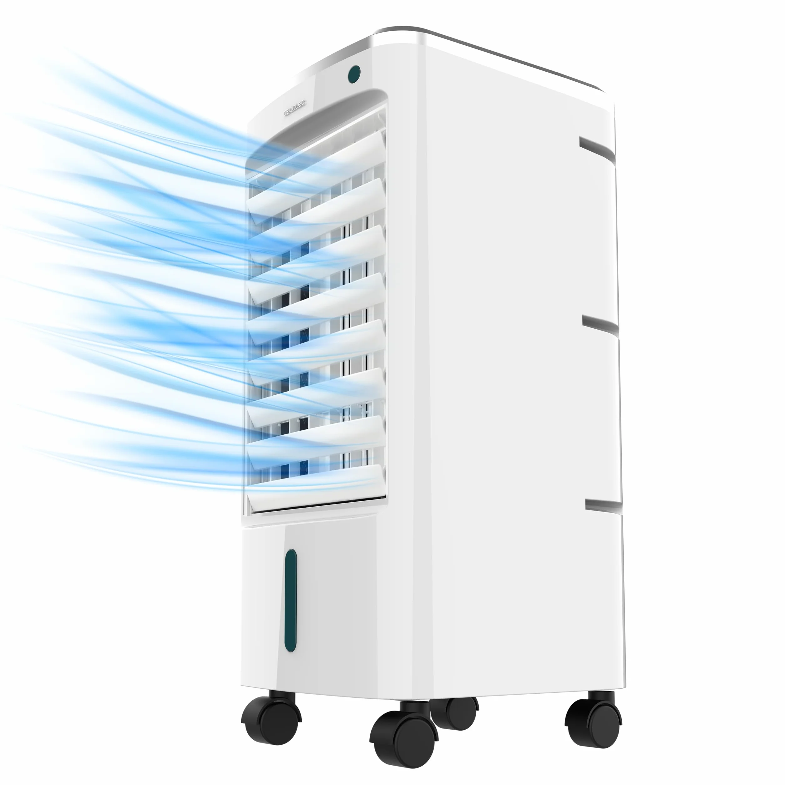 Cecotec Climatizador Evaporativo EnergySilence 3500 Cool Compact 65 W Depósito 3,5 L 3 Velocidades Oscilación 70º Ruedas multidireccionales