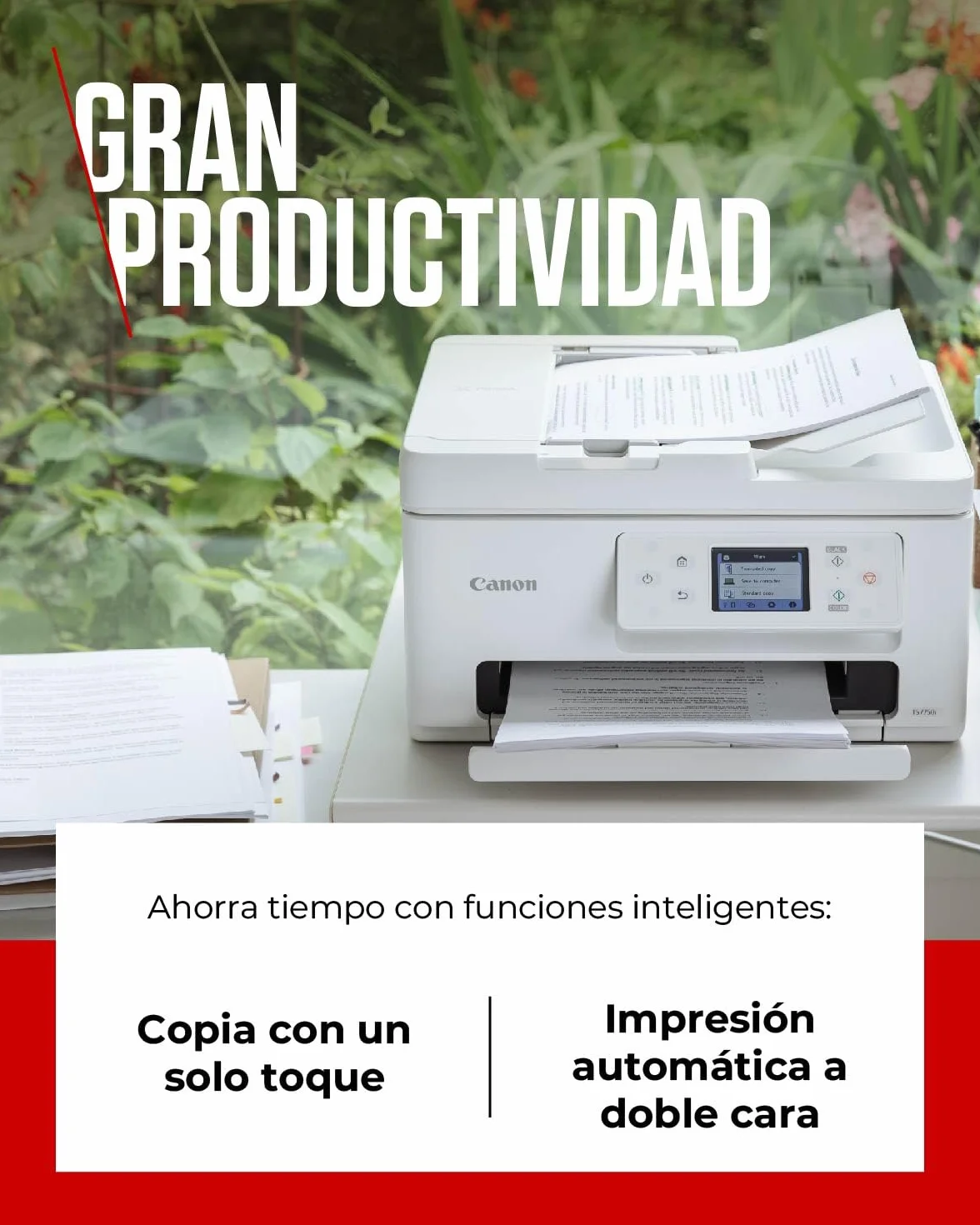 Canon PIXMA TS7750i – Impresora Multifunción, Copiadora y Escáner para Uso Doméstico | Conexión Inalámbrica Desde tu Smartphone | con PIXMA Print Plan