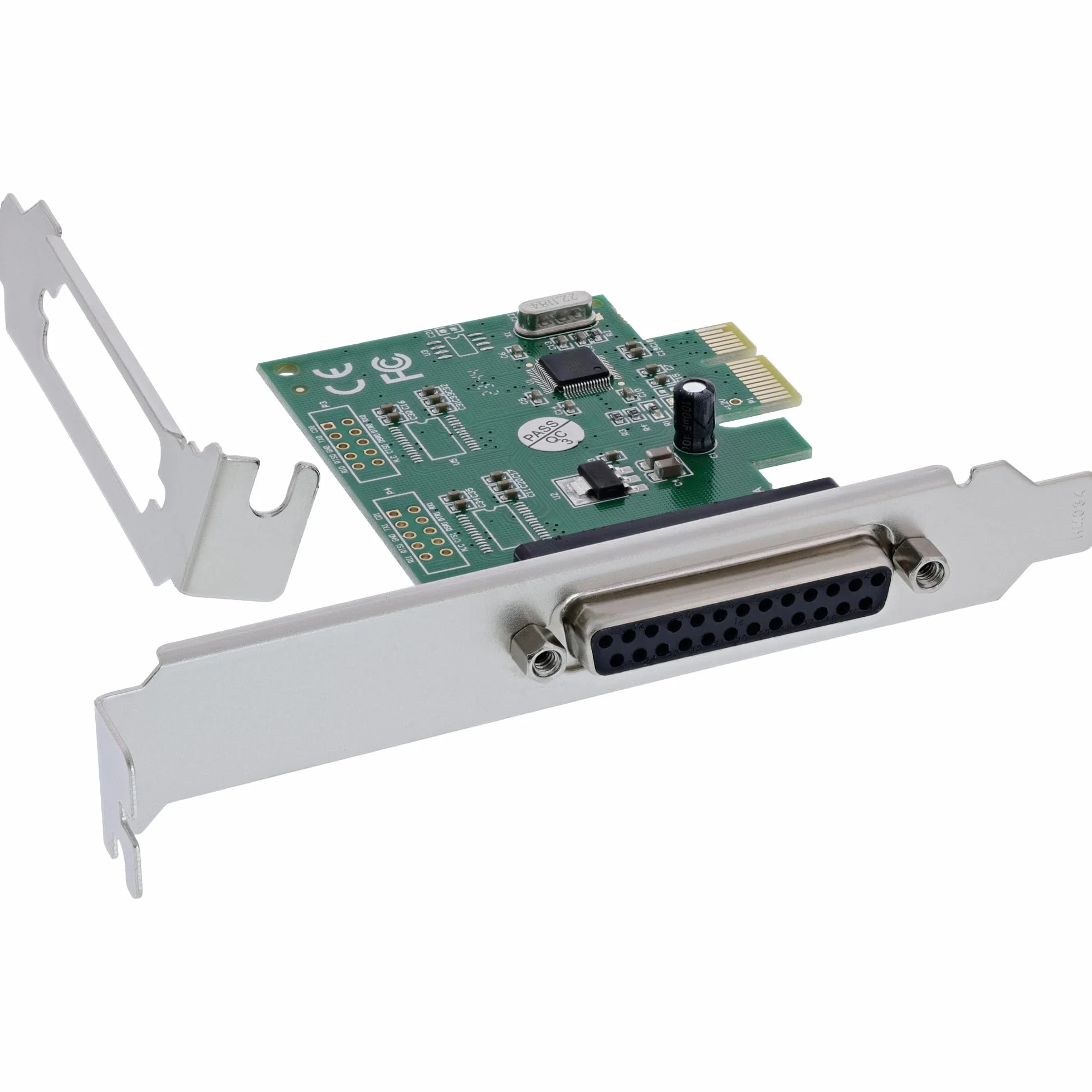 InLine® Tarjeta de Interfaz, 1 x Paralelo de 25 Pines, PCIe (PCI Express), 76625E