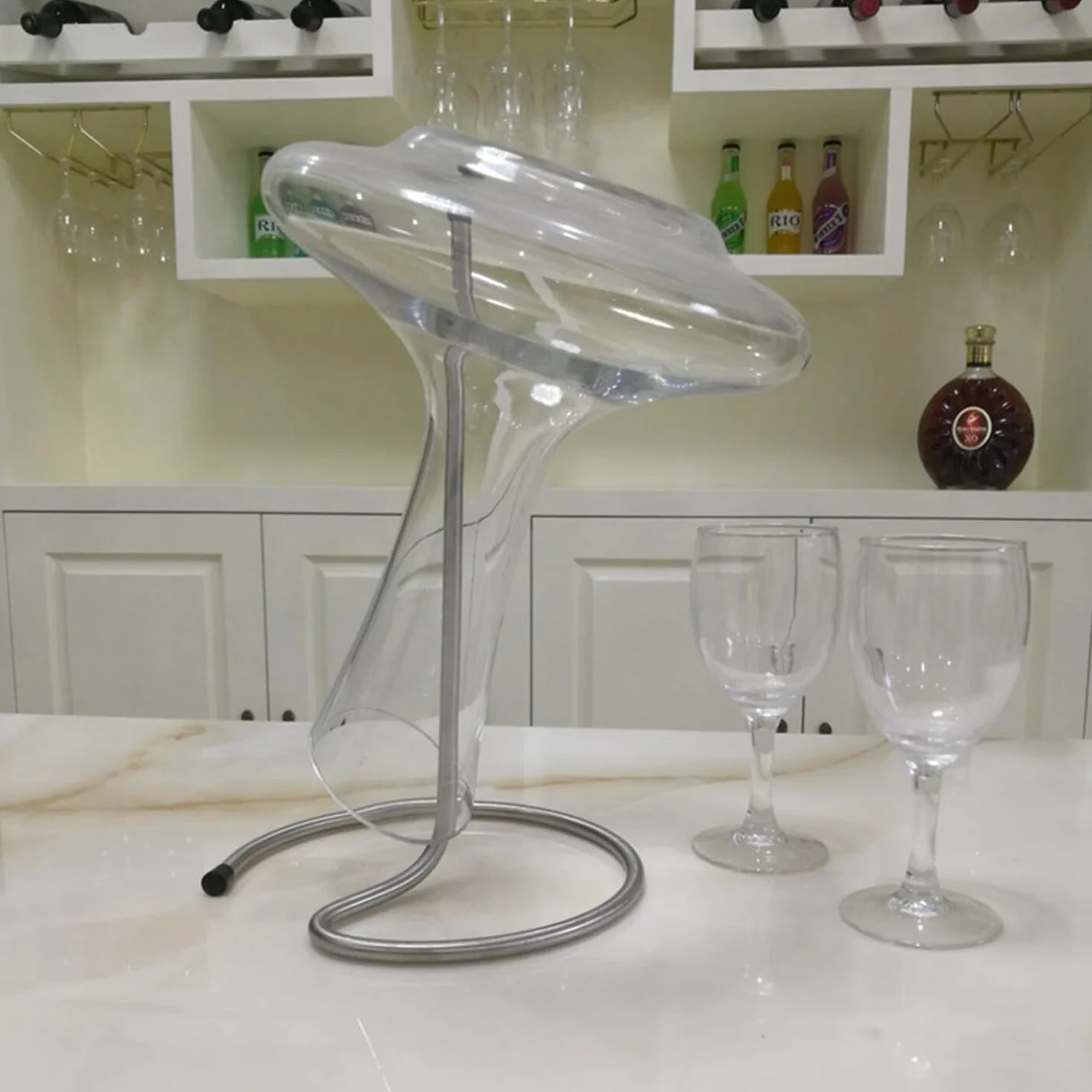 Soporte Goteo Portabotellas Inox Seco para Secar Botellas de Vino