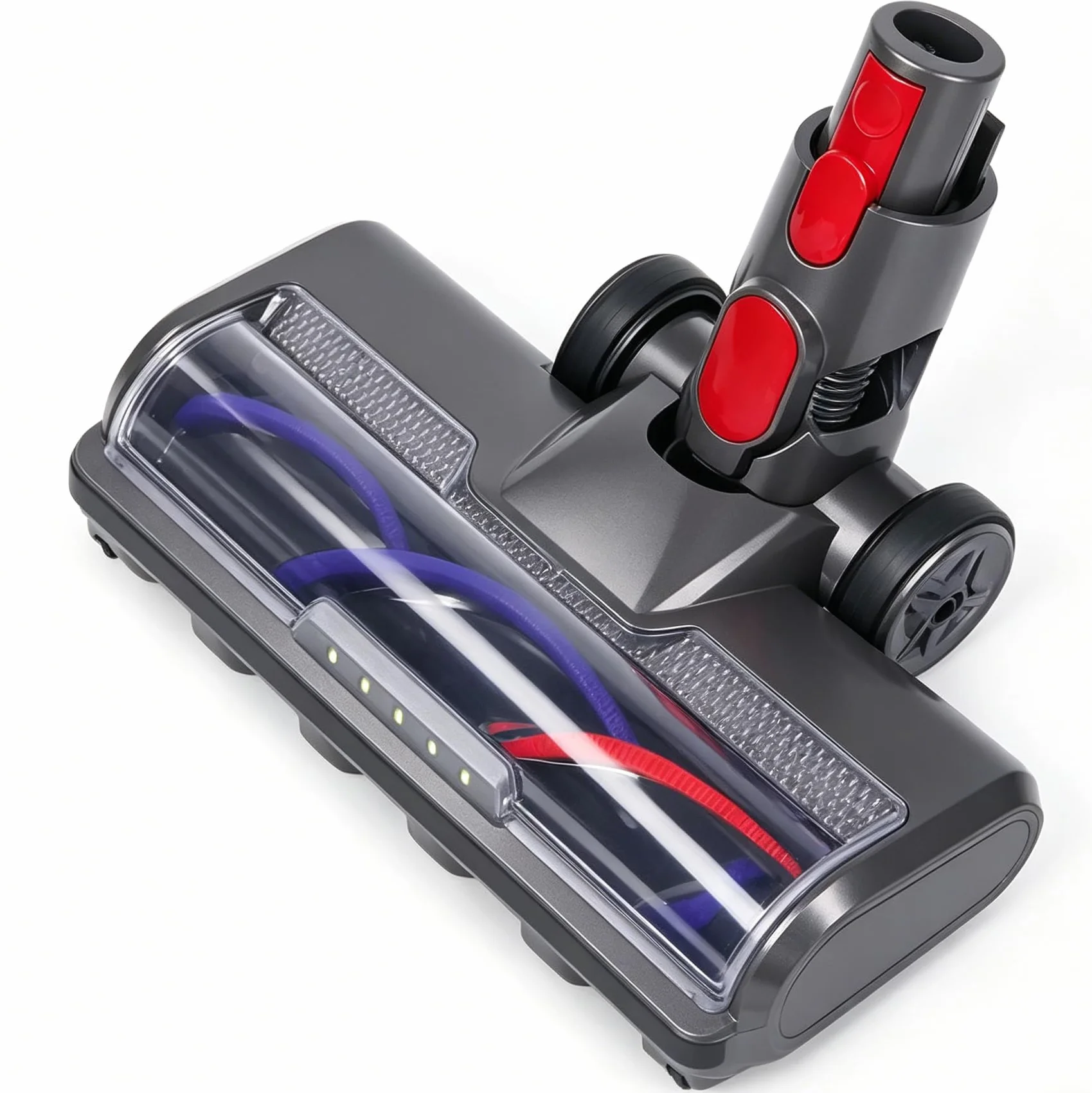 Cepillo para Dyson V7 V8 V10 V11 V15 | Boquilla Motorizada con LED, Potente Succión, Giro 150° para Alfombras y Pisos Duros