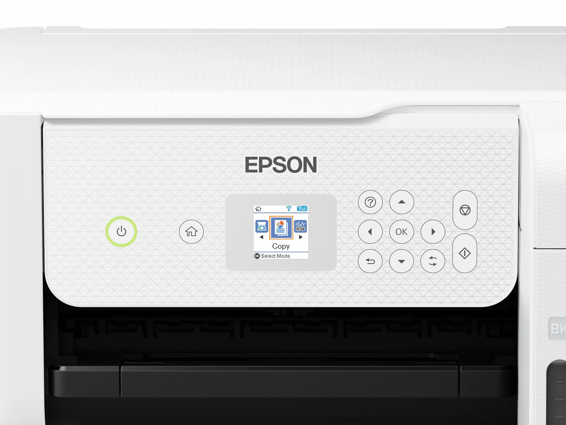 Epson EcoTank ET-2826, Impresora WiFi A4 Multifunción con Depósito de Tinta Recargable y Pantalla LCD, 3 en 1: Impresión, Copiadora, Escáner, Mobile Printing, Blanco