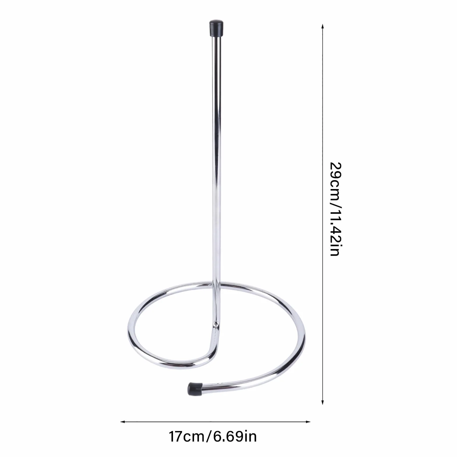 Soporte para Decantador Invertido de Acero Inoxidable, Plateado 11,4 x 6,7 Pulgadas