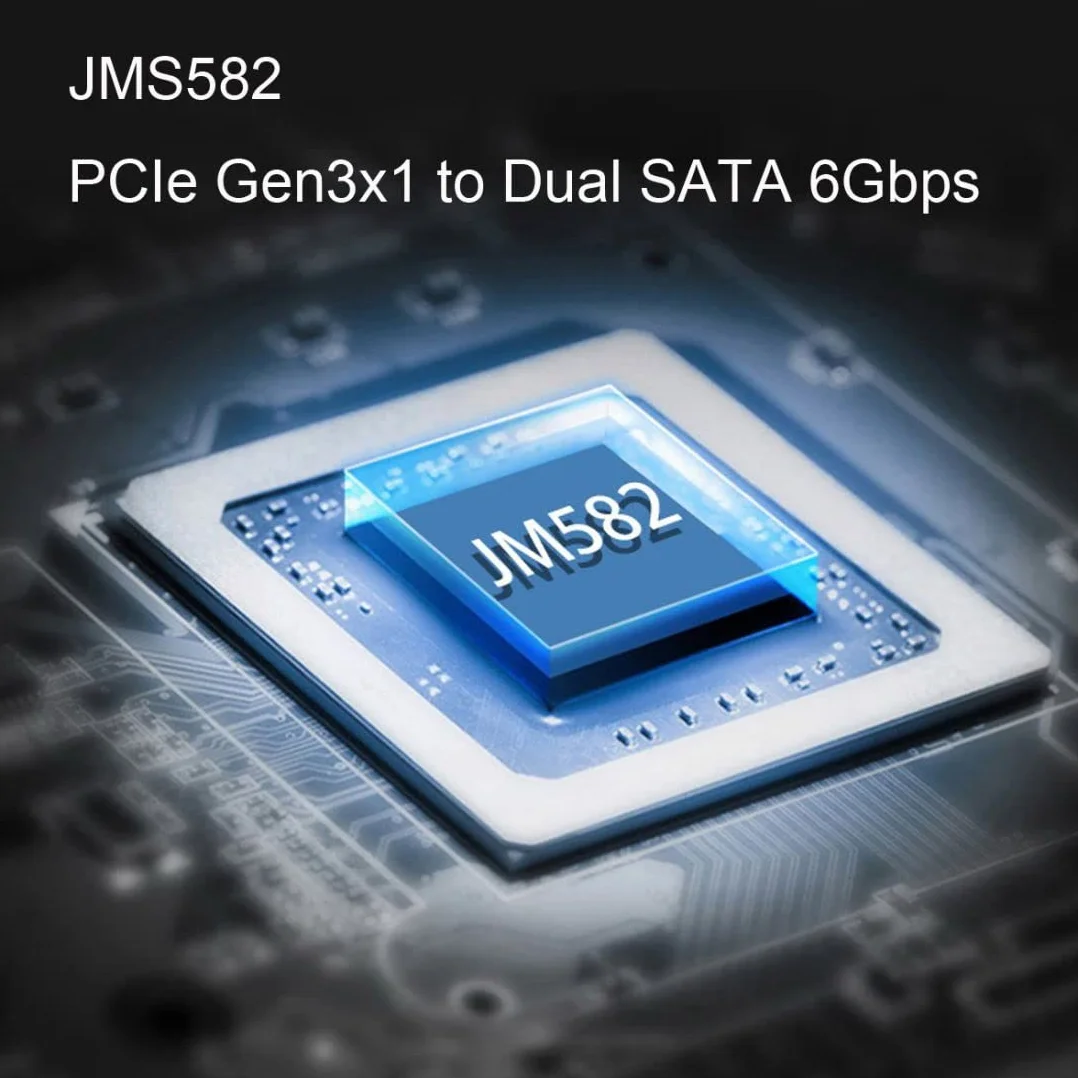 ChenYang Adaptador de tarjeta de extensión PCIE 3.0 M.2 (llave A+E) a 2 SATA 3.0 para tarjeta madre SATA de extensión de puerto de disco duro
