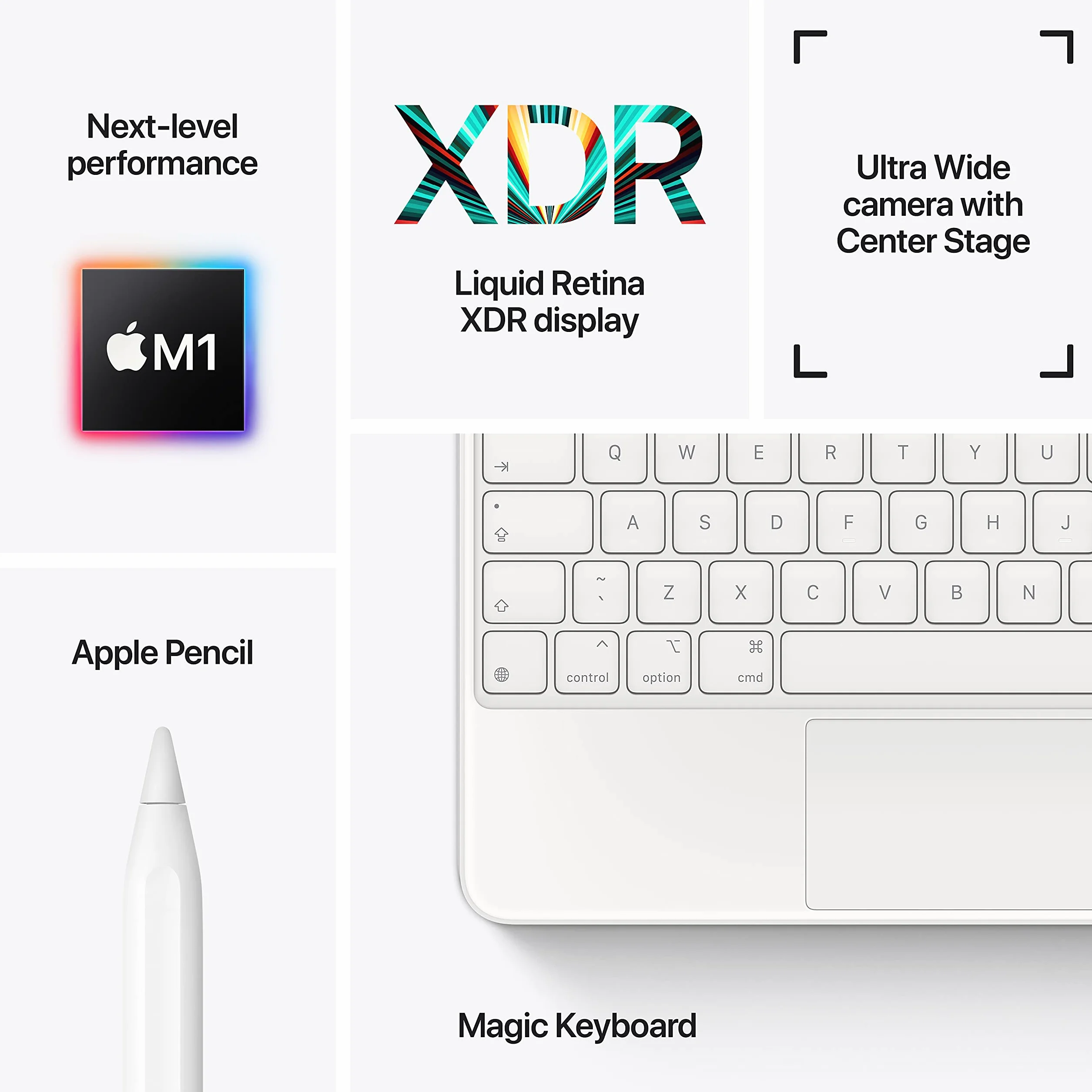 Apple iPad Pro 12.9-Pulgadas, Wi-Fi, 256GB (2021) - Gris Espacial (Reacondicionado)